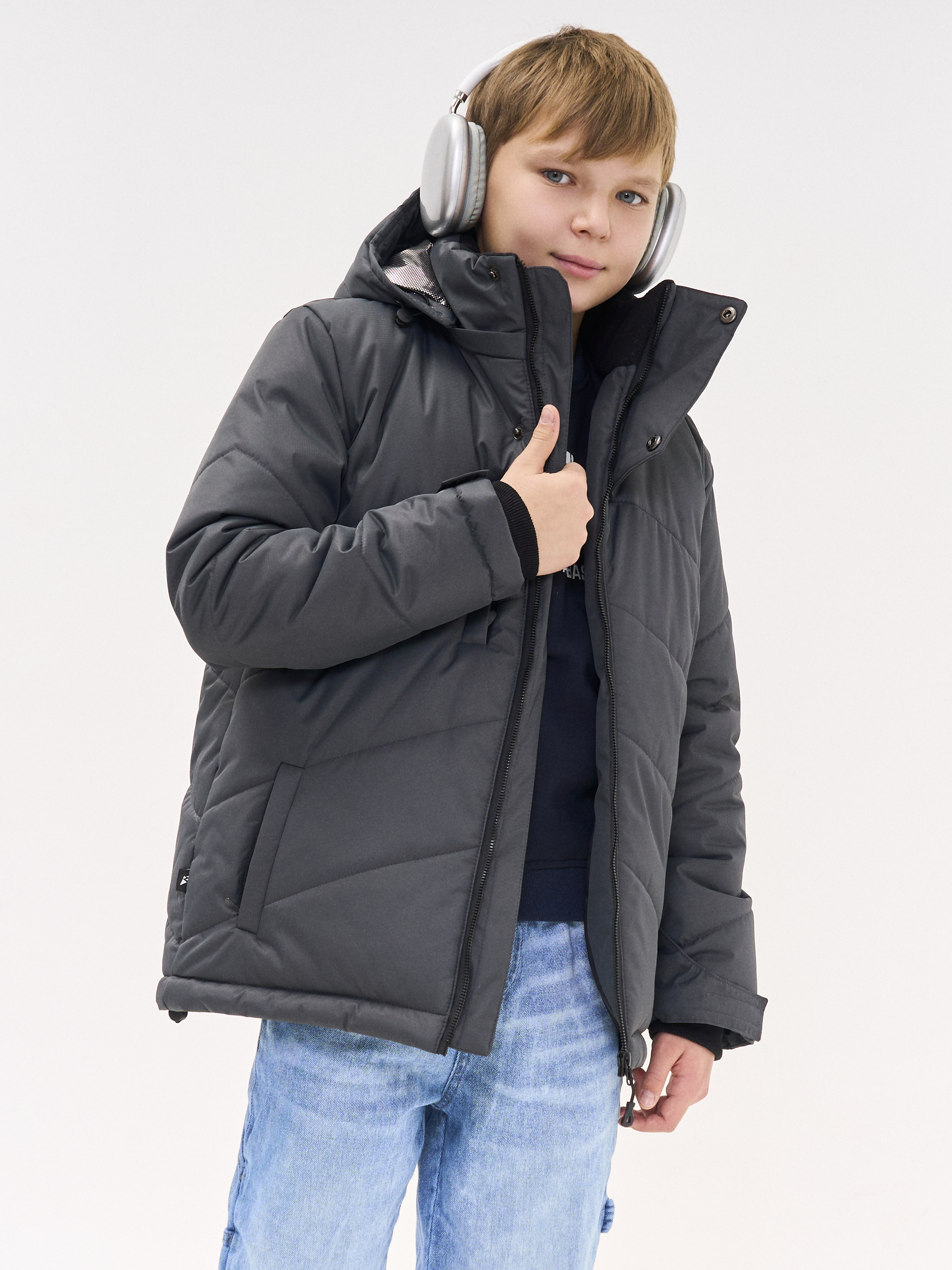 Куртка RODOS М-315/1/темно-серый - фото 3