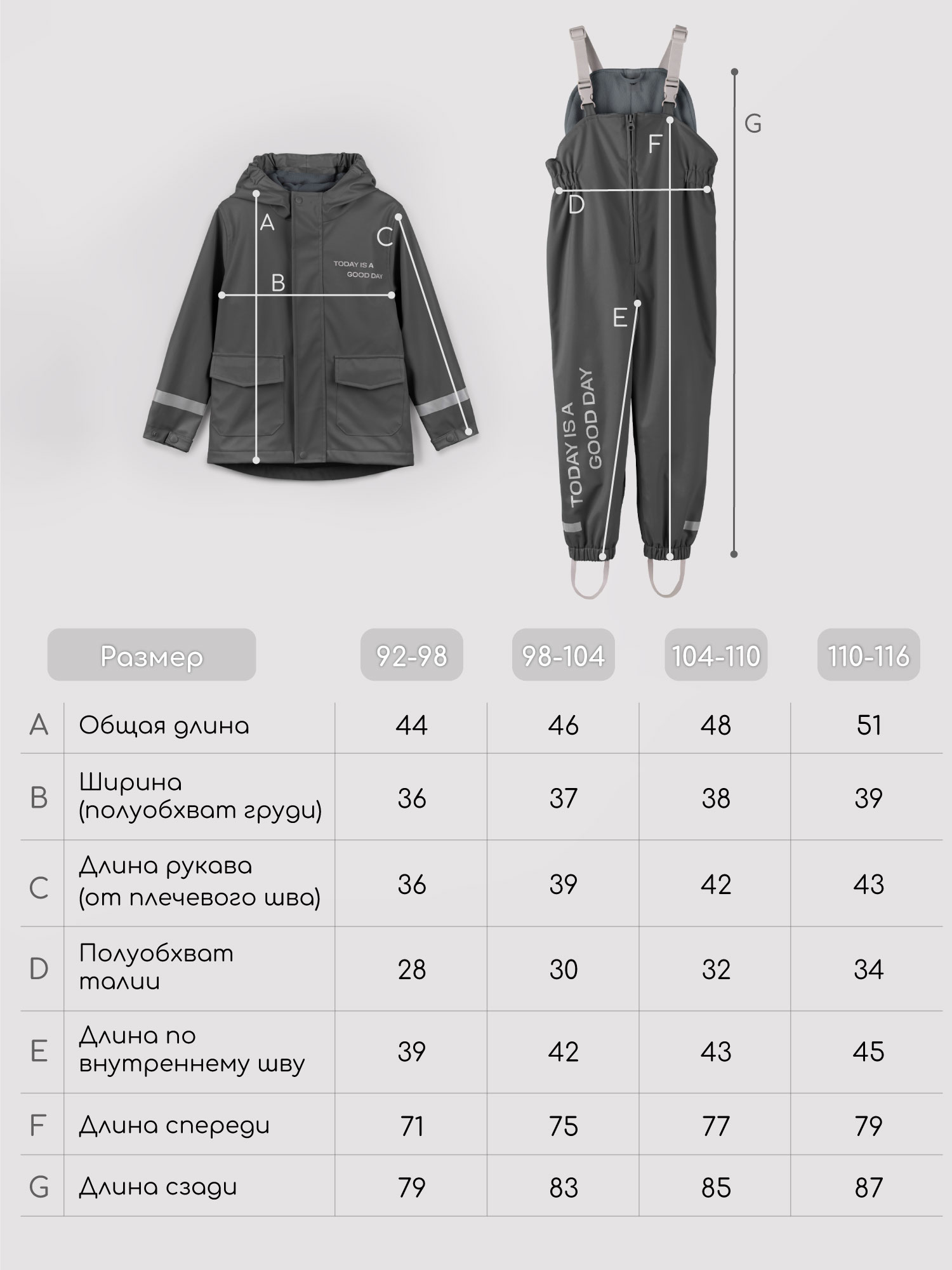 Костюм Amarobaby AB-OD26-RAIN35/10 - фото 30