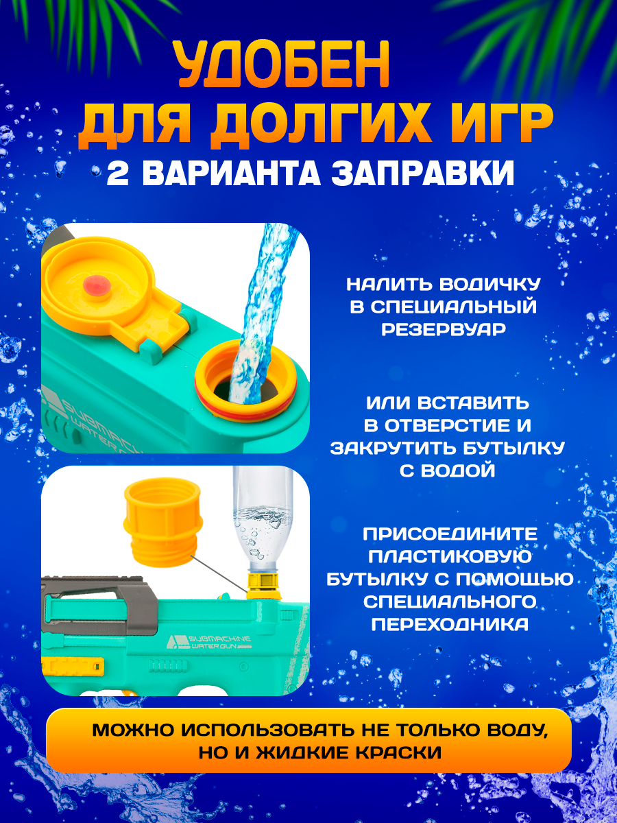 Пистолет водный Рыжий кот - фото 4