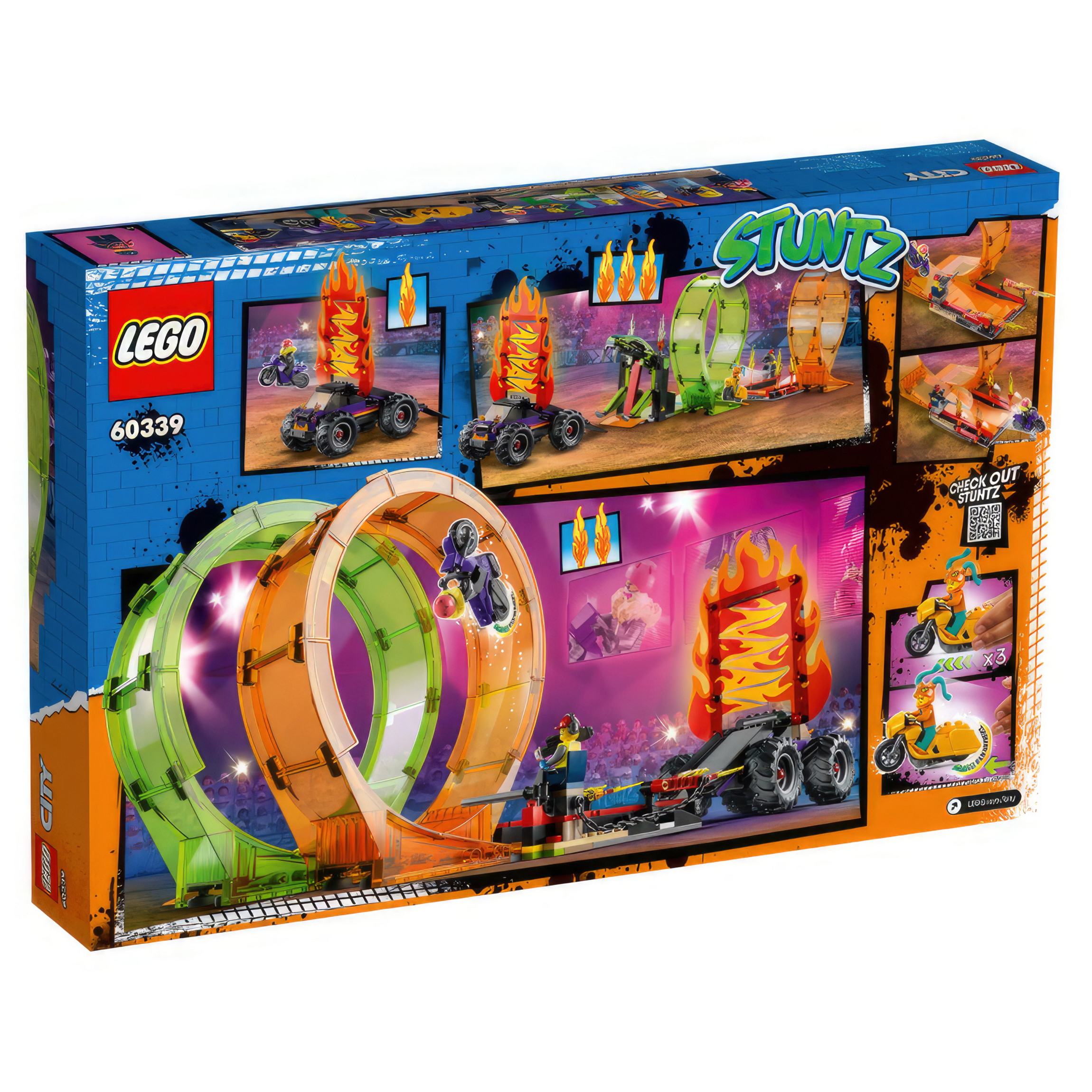 Конструктор LEGO City Трюковая арена Двойная петля 598 дет. - фото 3