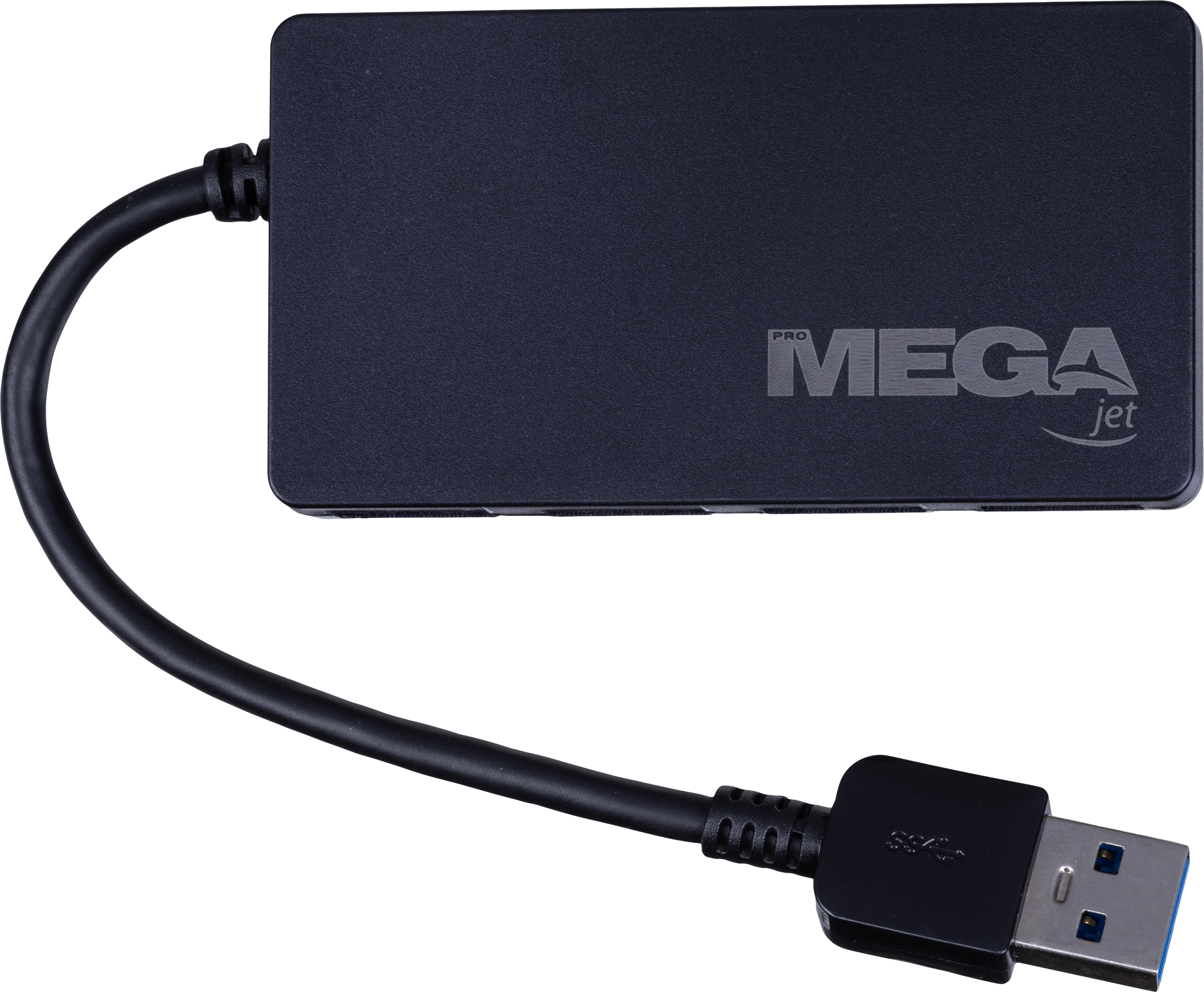 Разветвитель USB HS005 USB 3.0x4/черный - фото 1