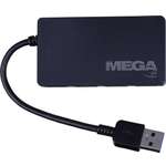 Разветвитель USB HS005 USB 3.0x4/черный