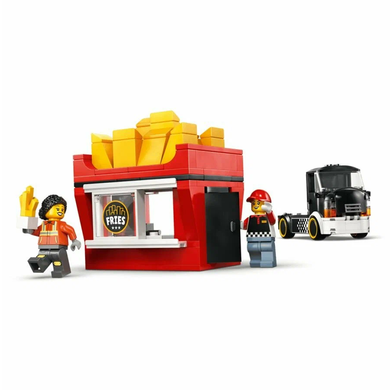 Конструктор LEGO City Грузовик с едой картофель-фри 216 дет. - фото 6