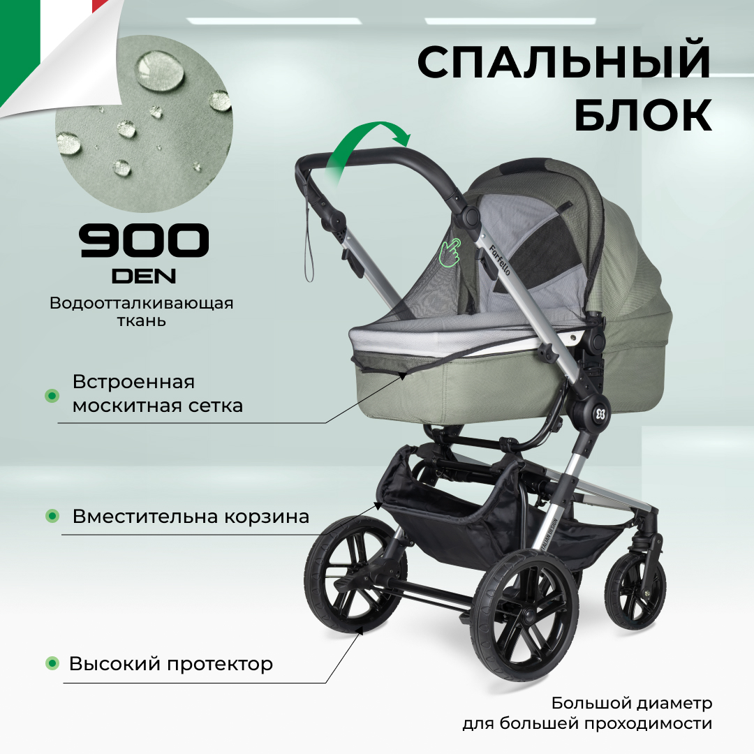 Коляска 3в1 Farfello Zuma Trio Comfort - фото 4