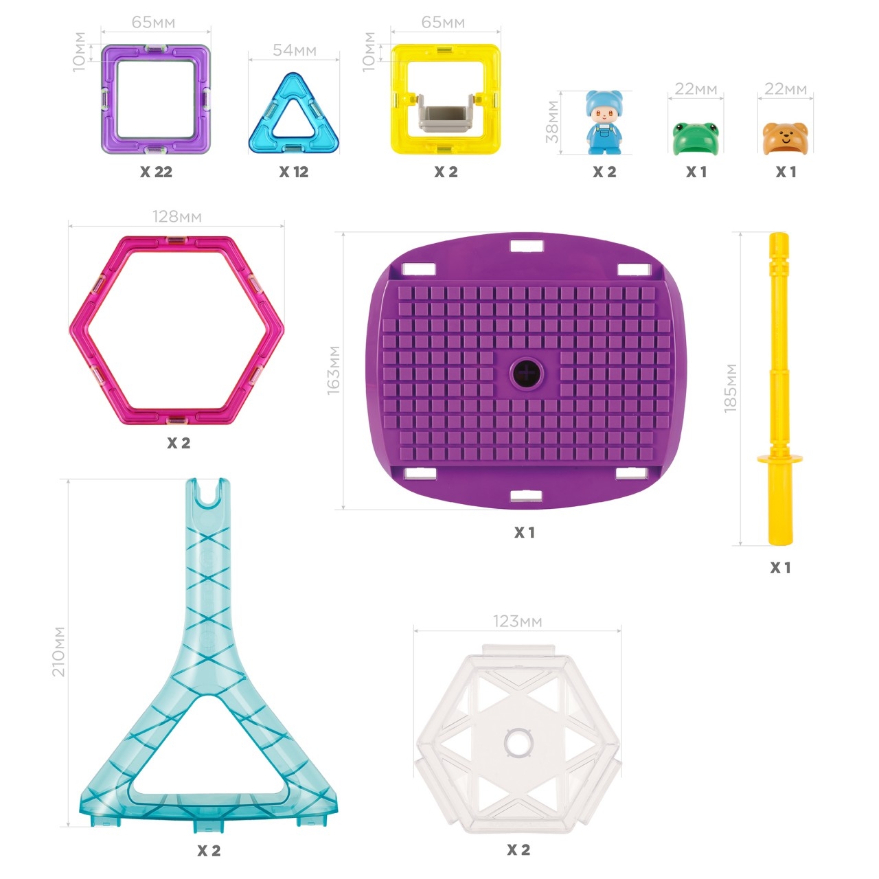 Конструктор Magformers магнитный - фото 14