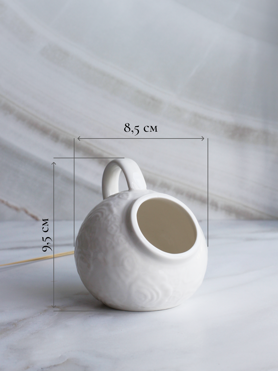 Набор баночек для специй Balsford 550 мл фарфоровых с ложечками на подставке - фото 4