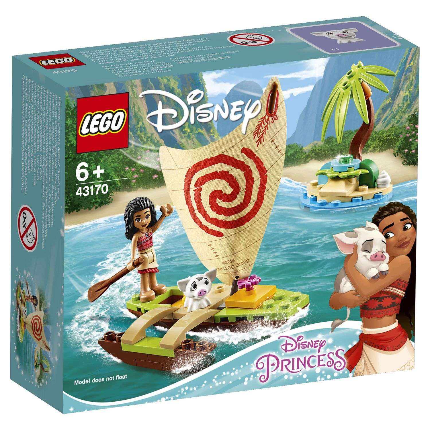 Конструктор LEGO Disney Princess Морские приключения Моаны блочный - фото 2