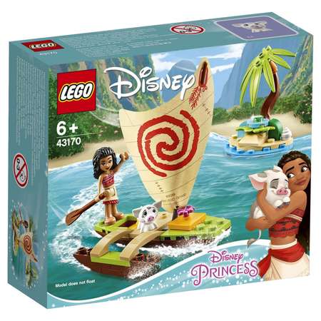 Конструктор LEGO Disney Princess Морские приключения Моаны блочный