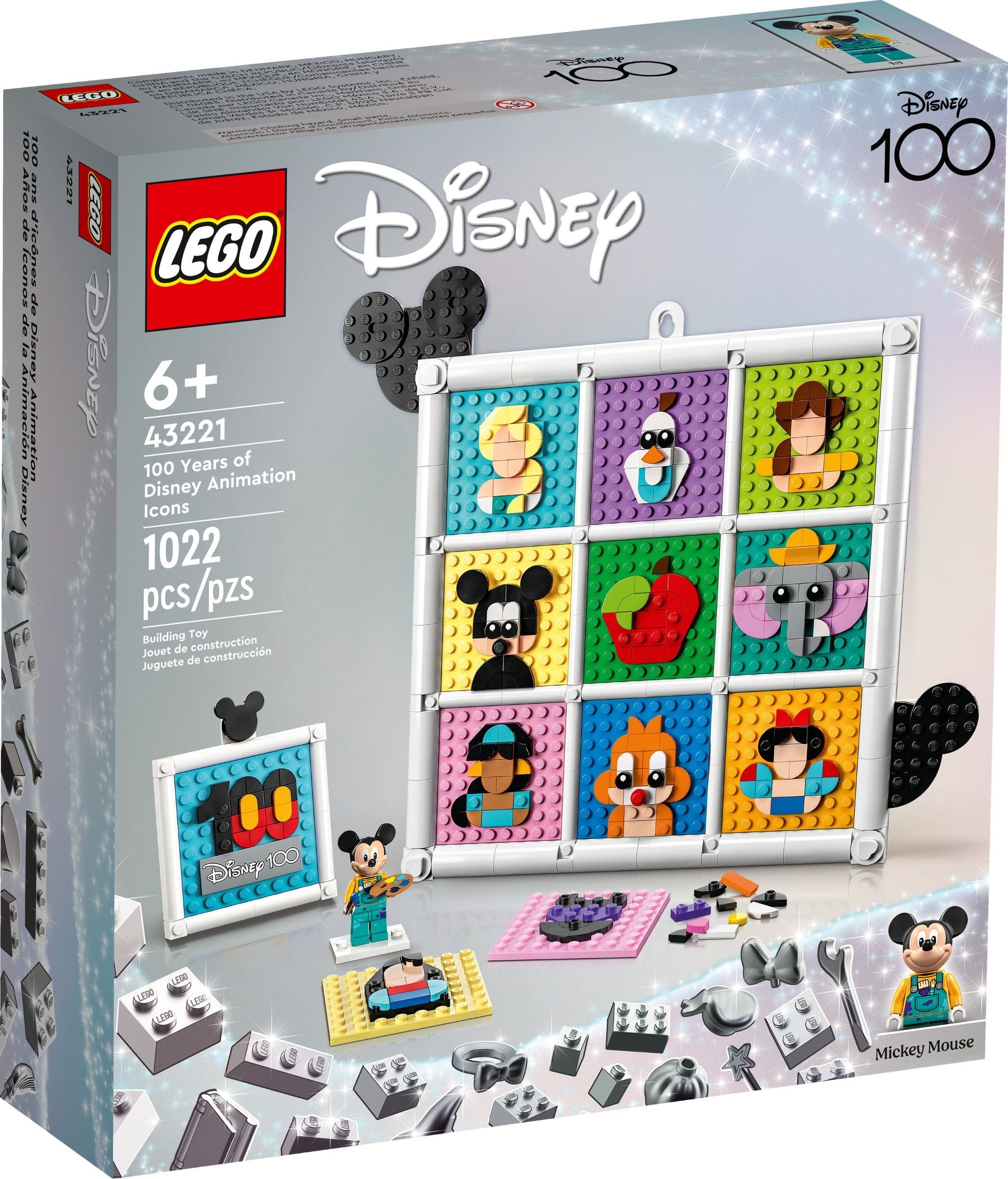 Изображение товара LEGO Disney 100 лет Диснея 43221 конструктор с минифигуркой Микки Мауса Изображение товара LEGO Disney 100 лет Диснея 43221 конструктор с минифигуркой Микки Мауса