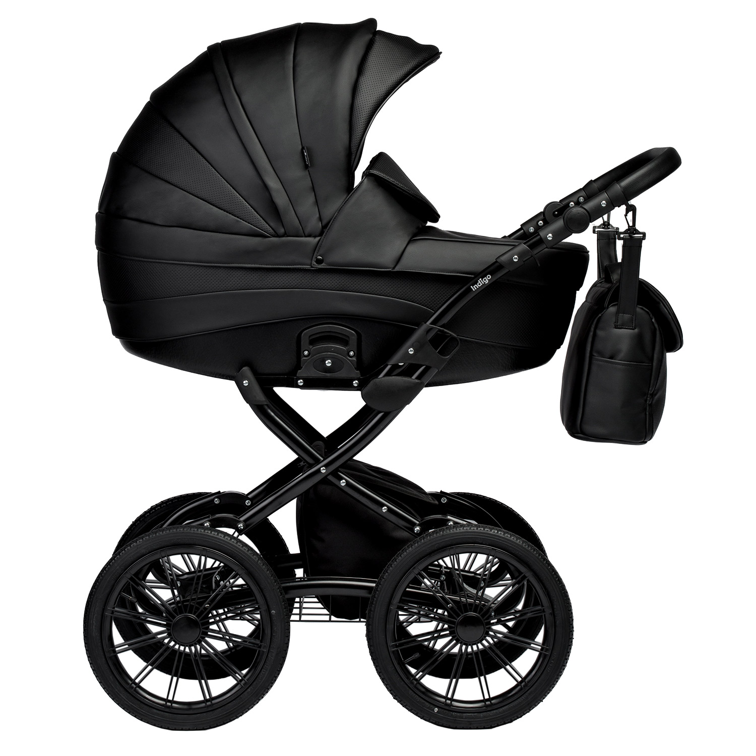 Коляска 2в1 Indigo Special Plus 03 черный - фото 2