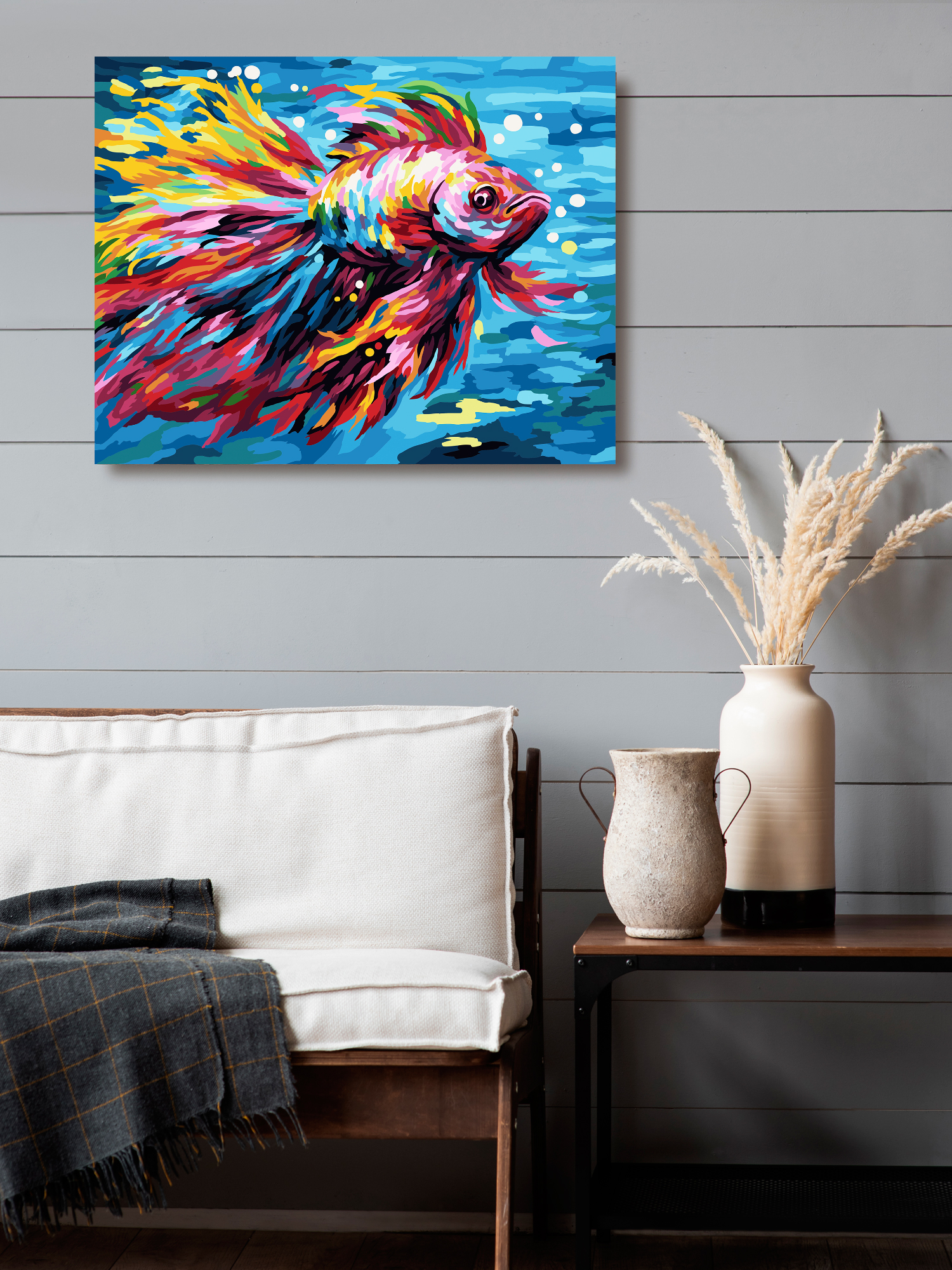 Картина по номерам Art on Canvas Яркая рыбка в ассортименте - фото 3