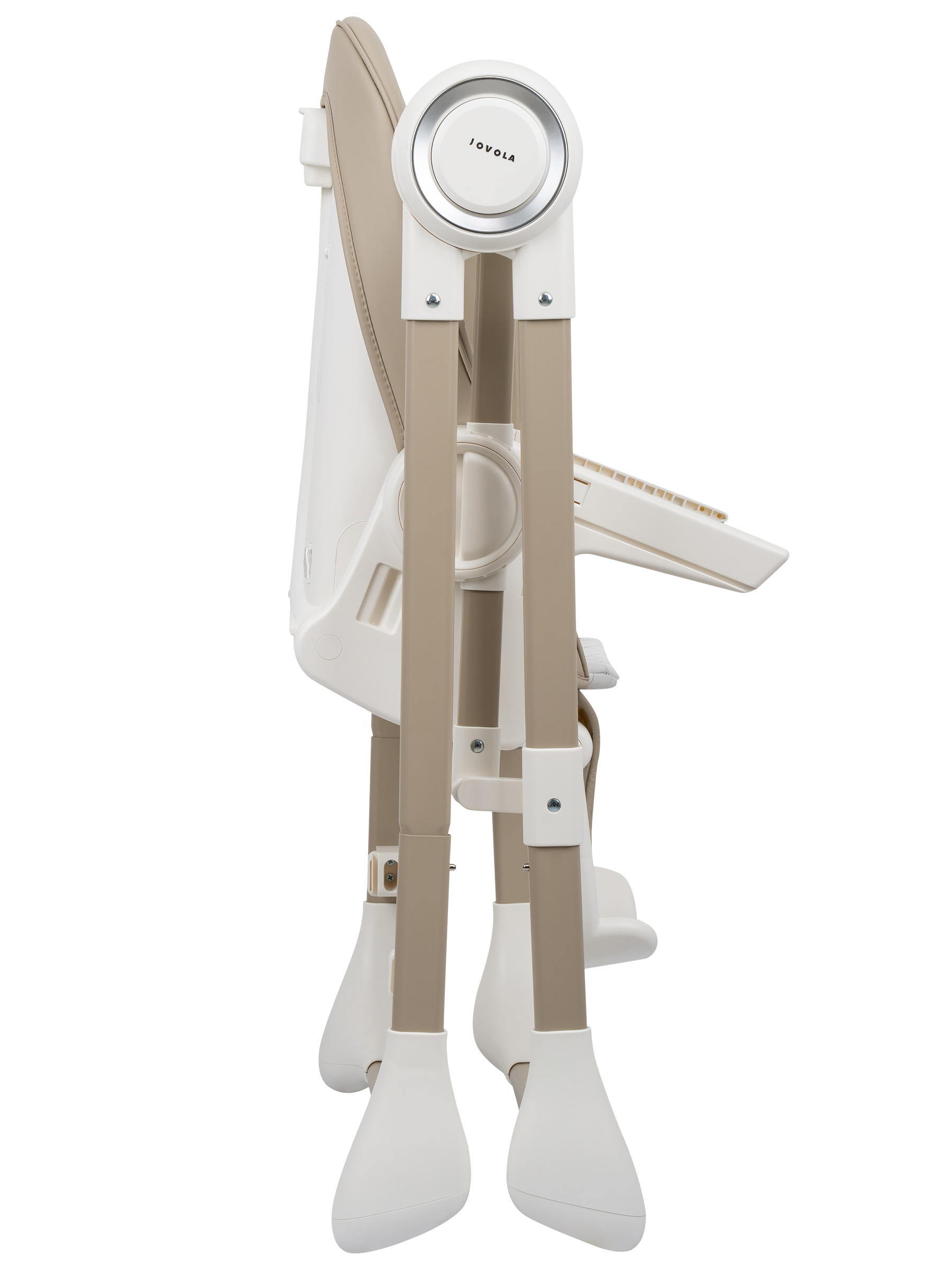 Стульчик для кормления JOVOLA Muza с функцией электрокачели серый - фото 24