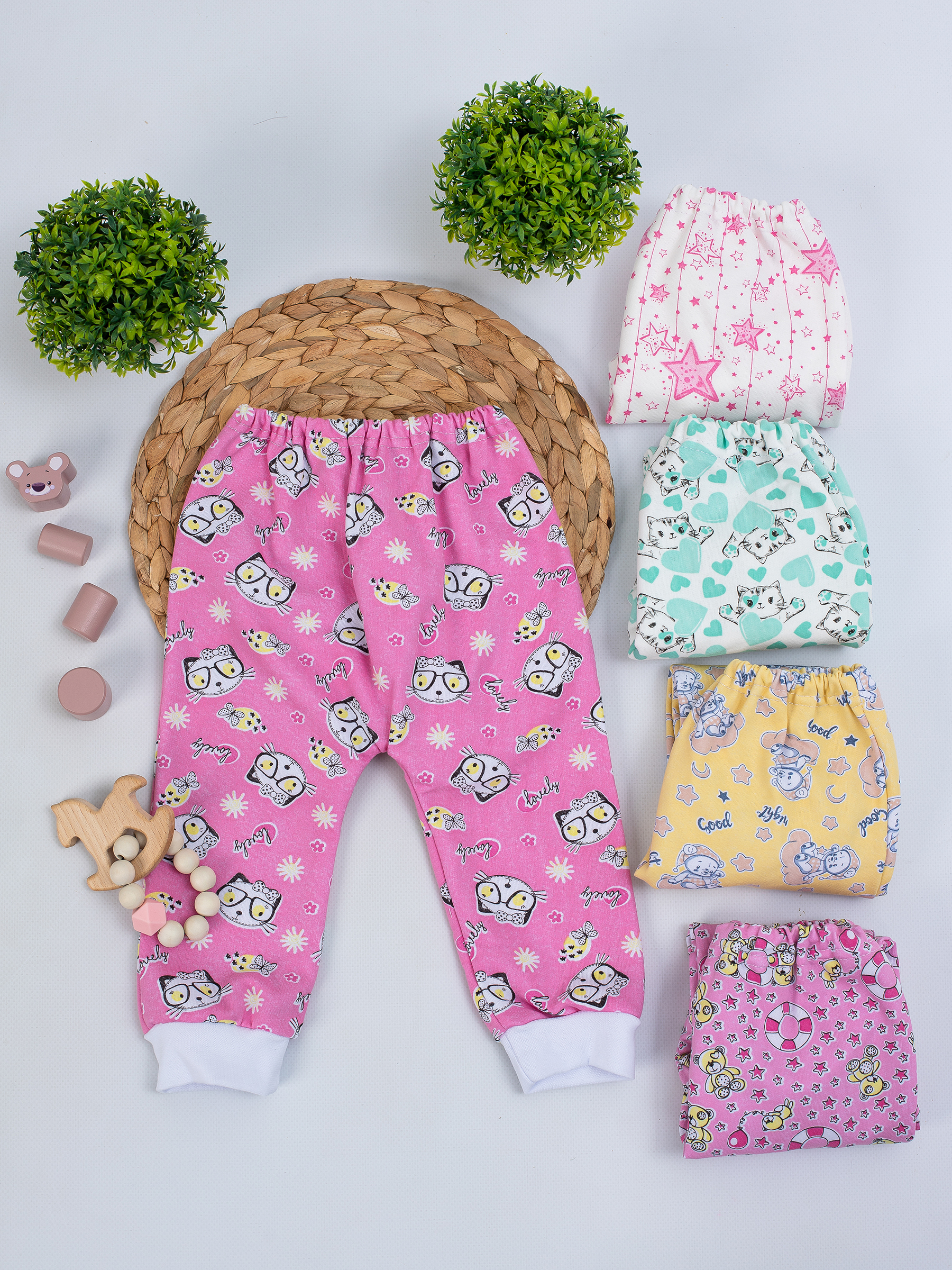 Брюки 5 шт IVANOVO KIDS ПМ-002длядевочек - фото 4
