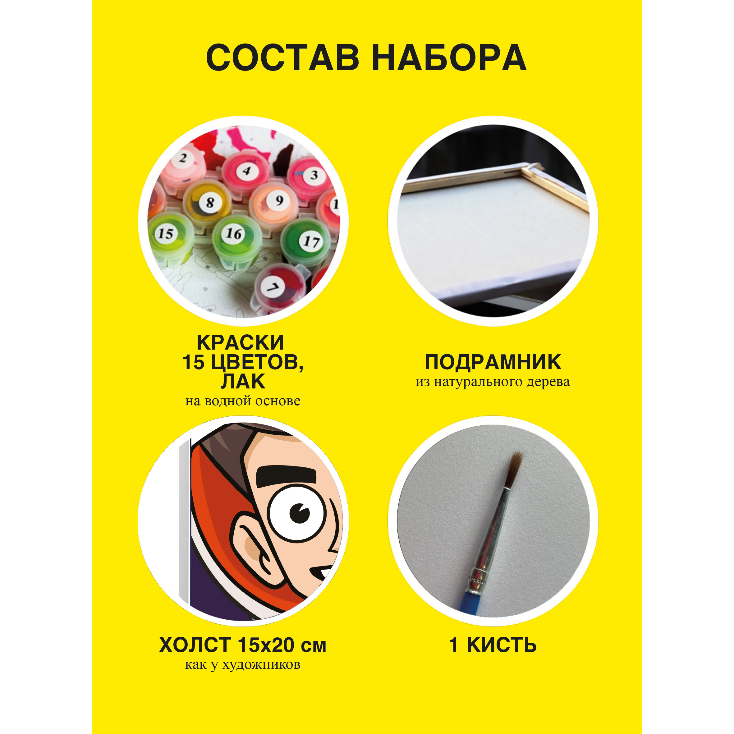 Картина по номерам Premiere Publishing Влад А4 для раскрашивания - фото 3