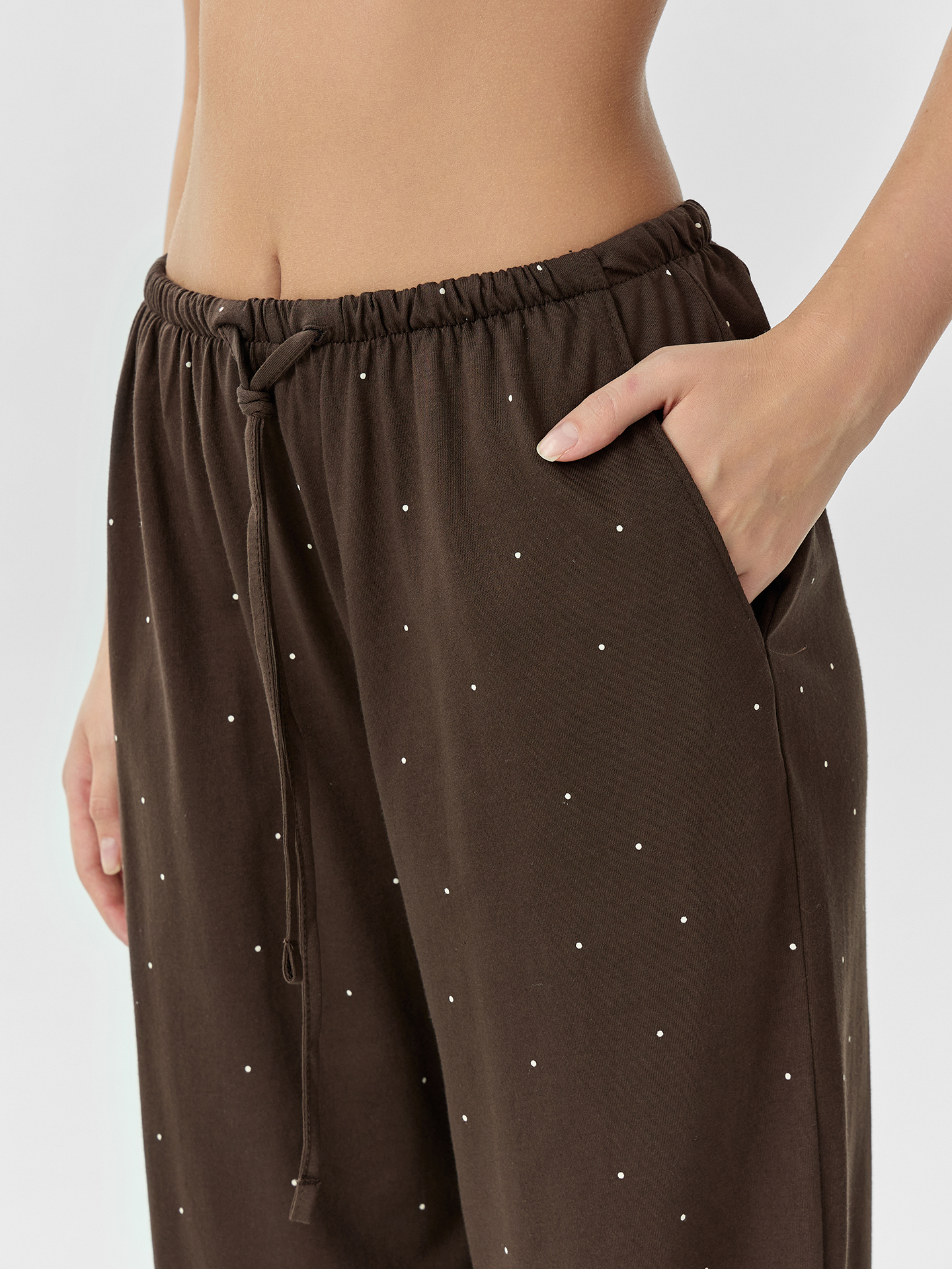 Брюки Mark Formelle (Марк Формэль) 532410/горошек на кофейном - фото 4