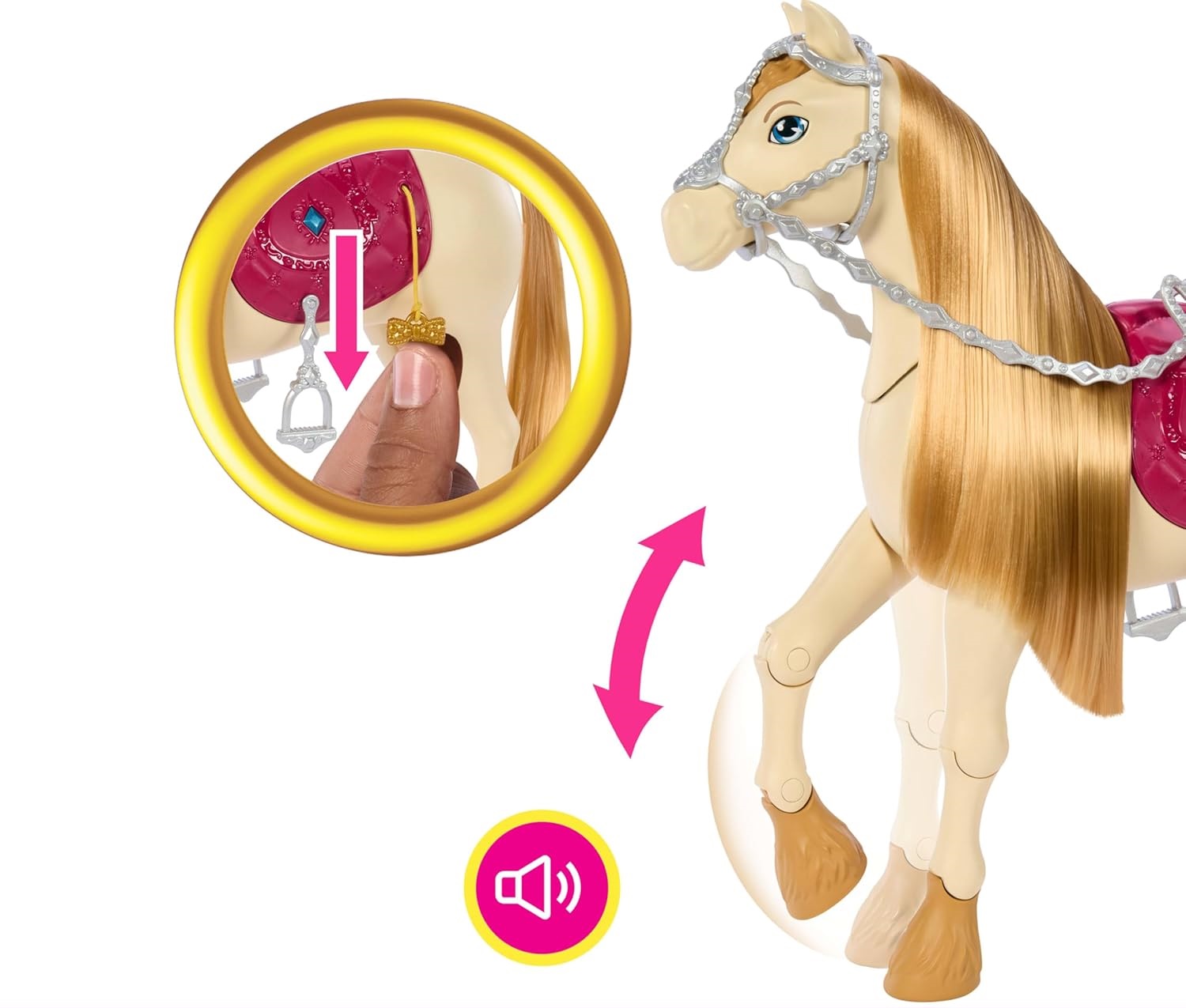 Игровой набор Barbie Horse with Sounds - фото 3