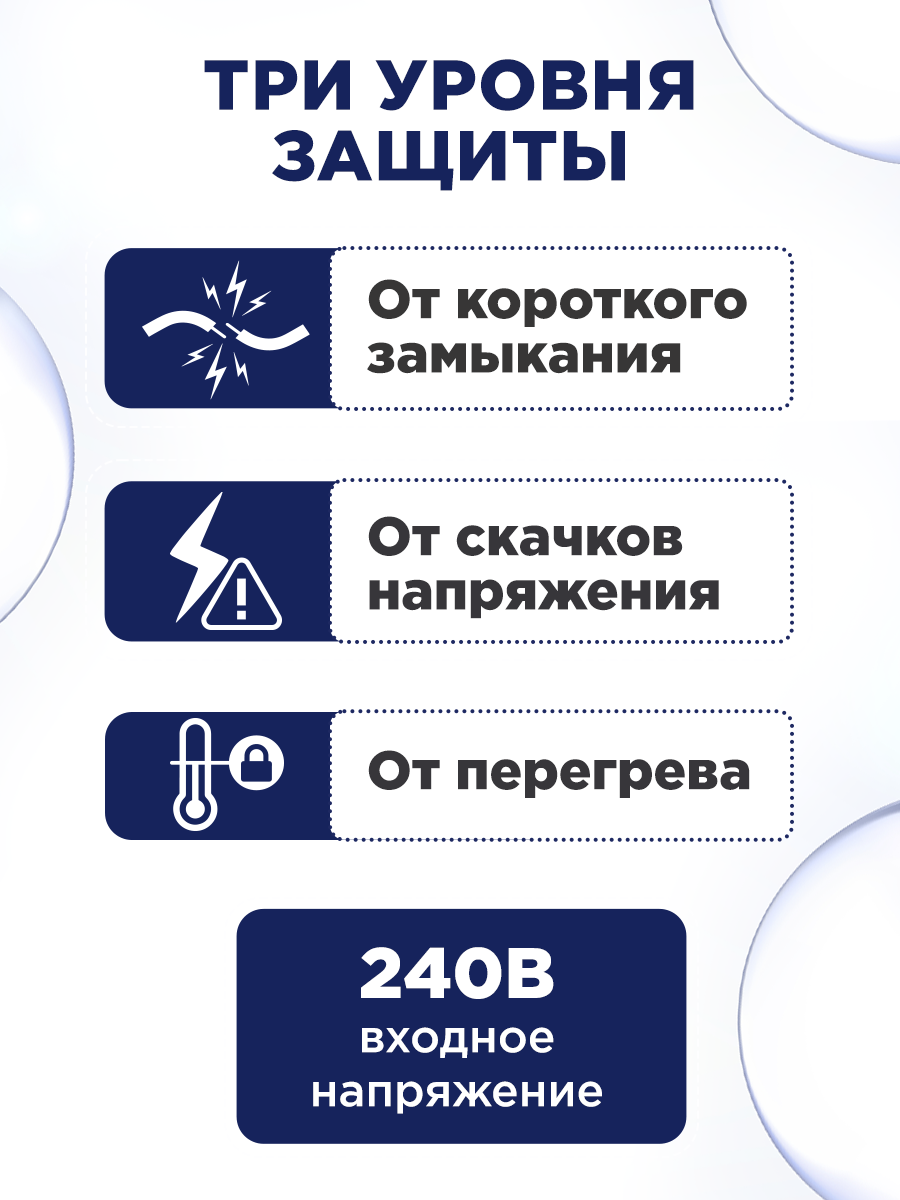 Зарядное устройство REXANT с двумя портами USB-A и Type-C 30Вт GaN - фото 3