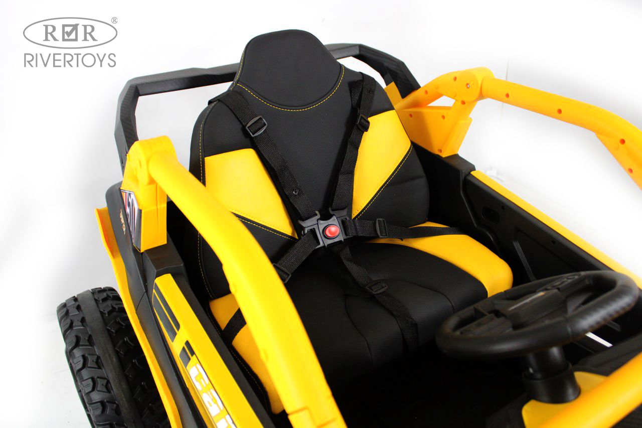 Электромобиль RIVERTOYS Z707ZZ-YELLOW С пультом ДУ - фото 19
