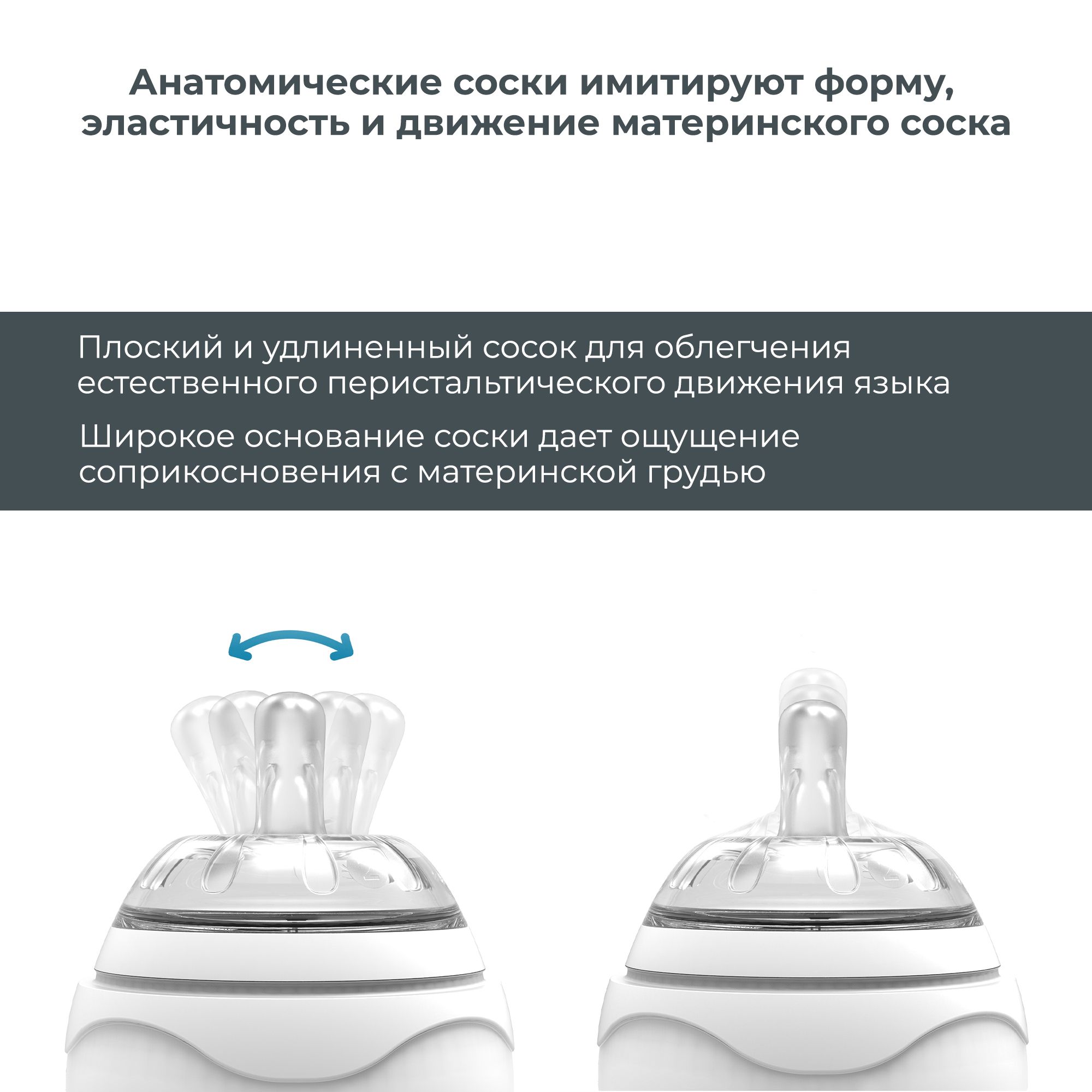 Соска Nuvita Anti-Colic силикон (медленный поток) 2 шт. - фото 6