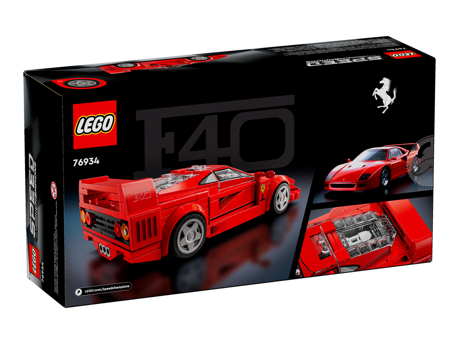 Конструктор LEGO Speed Champions Ferrari F40 318 дет. - фото 1