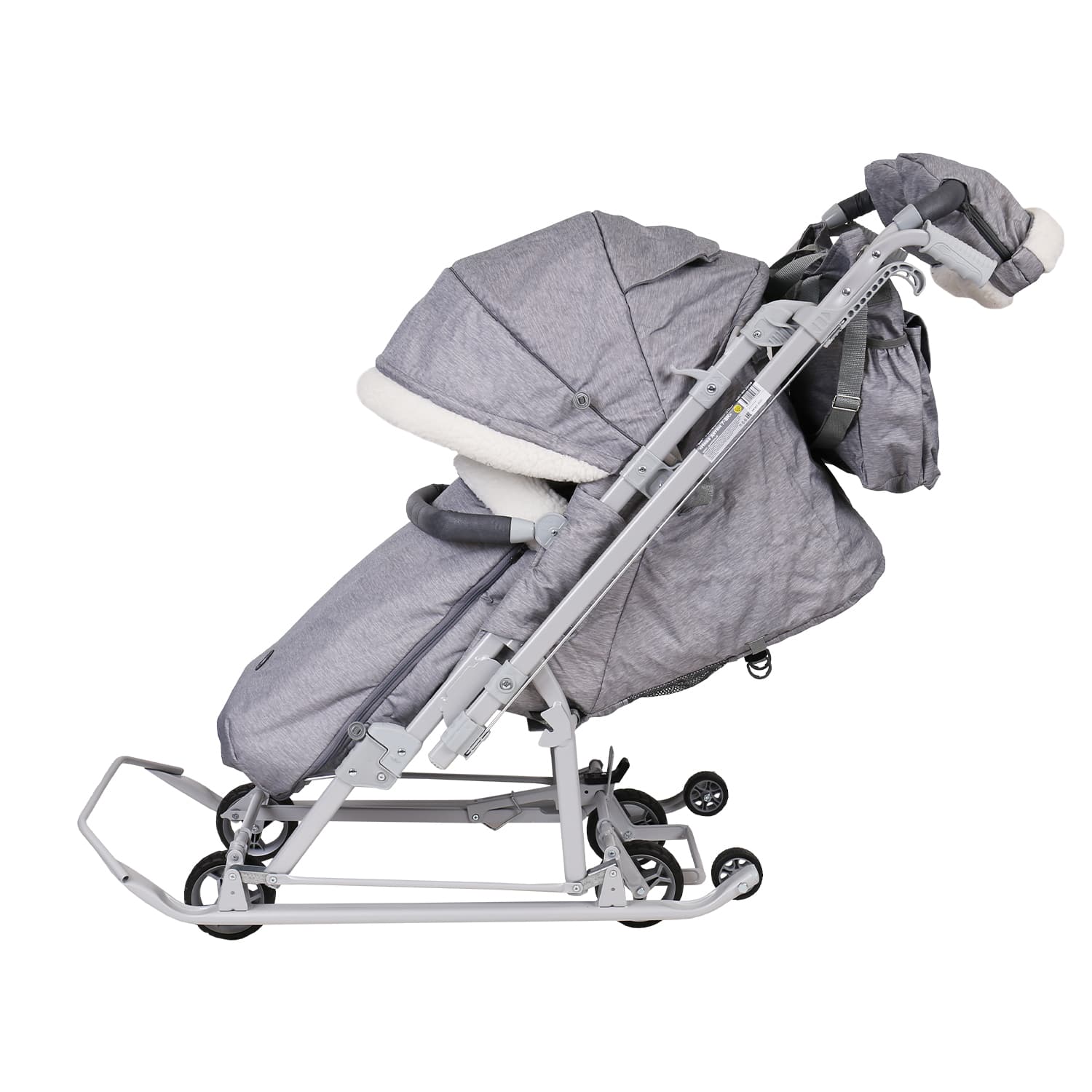 Санки-коляска NiKA kids Дымчатый - фото 7