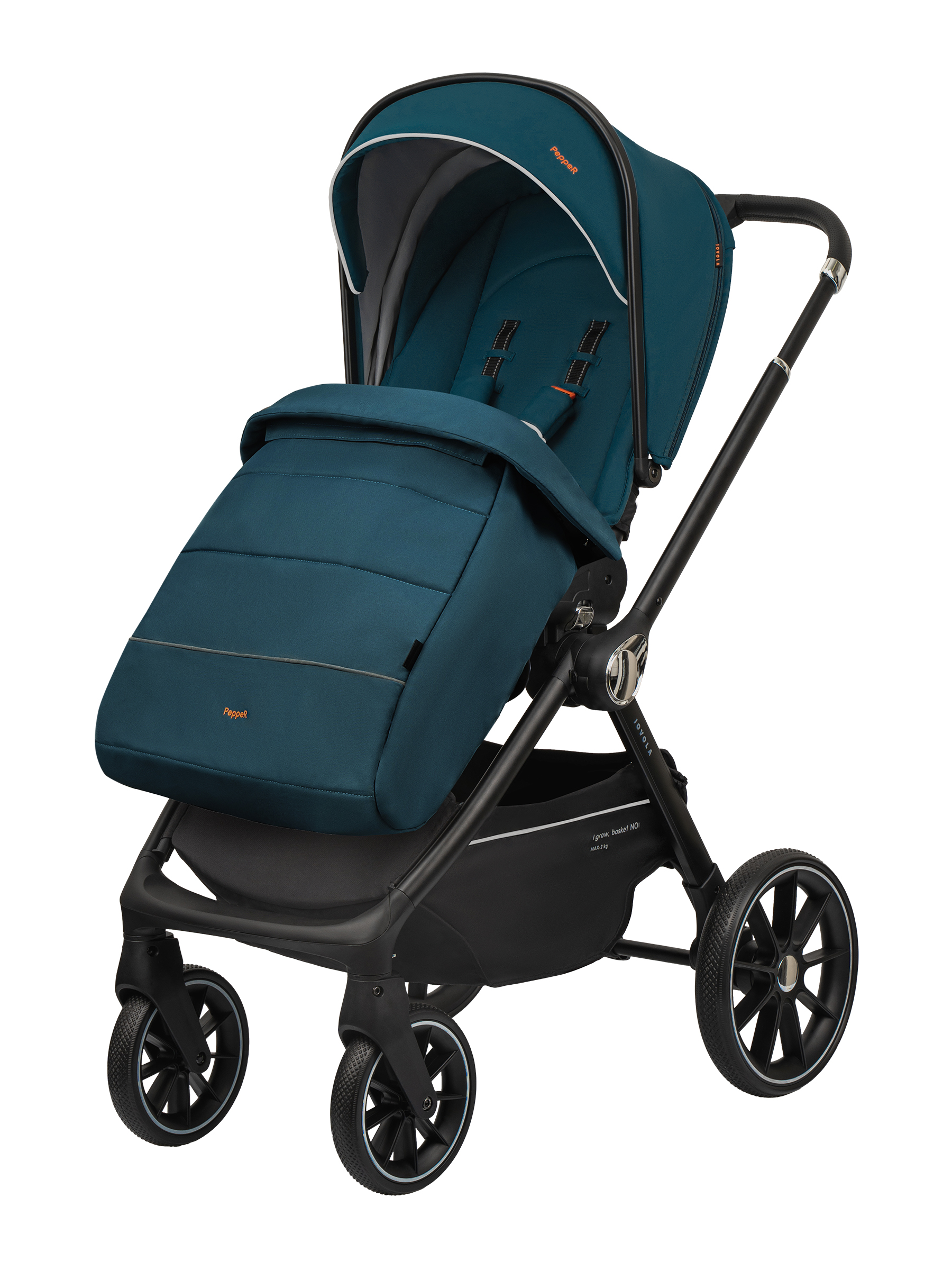 Коляска прогулочная JOVOLA Pepper зеленый - фото 14
