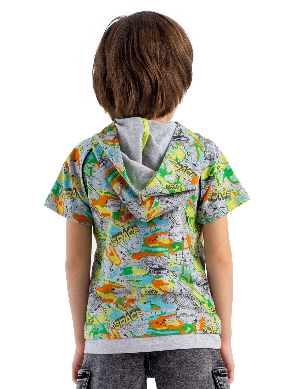 Футболка с капюшоном Kapika LKBCT05-90 - фото 4