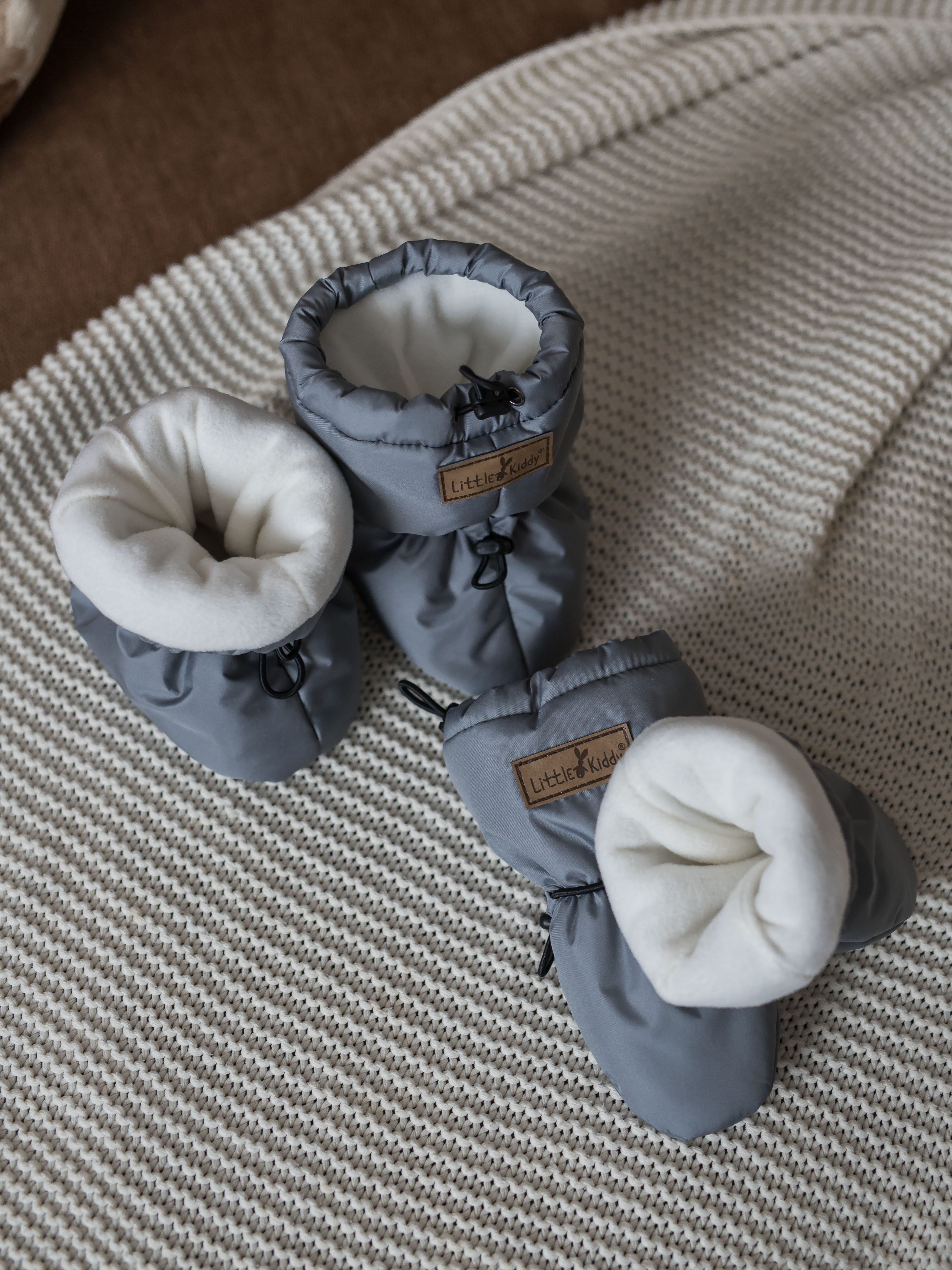 Пинетки LittleKiddy komplekt_demiсерый - фото 8