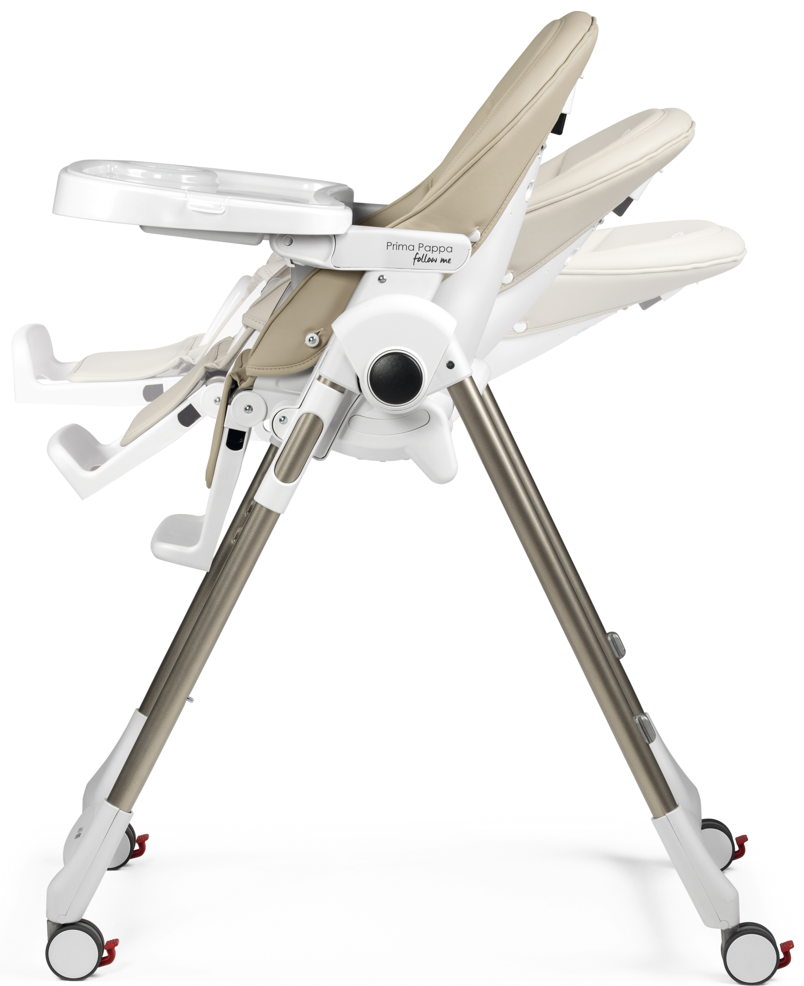 Стульчик для кормления Peg-Perego Prima Pappa Follow Me бежевый - фото 17