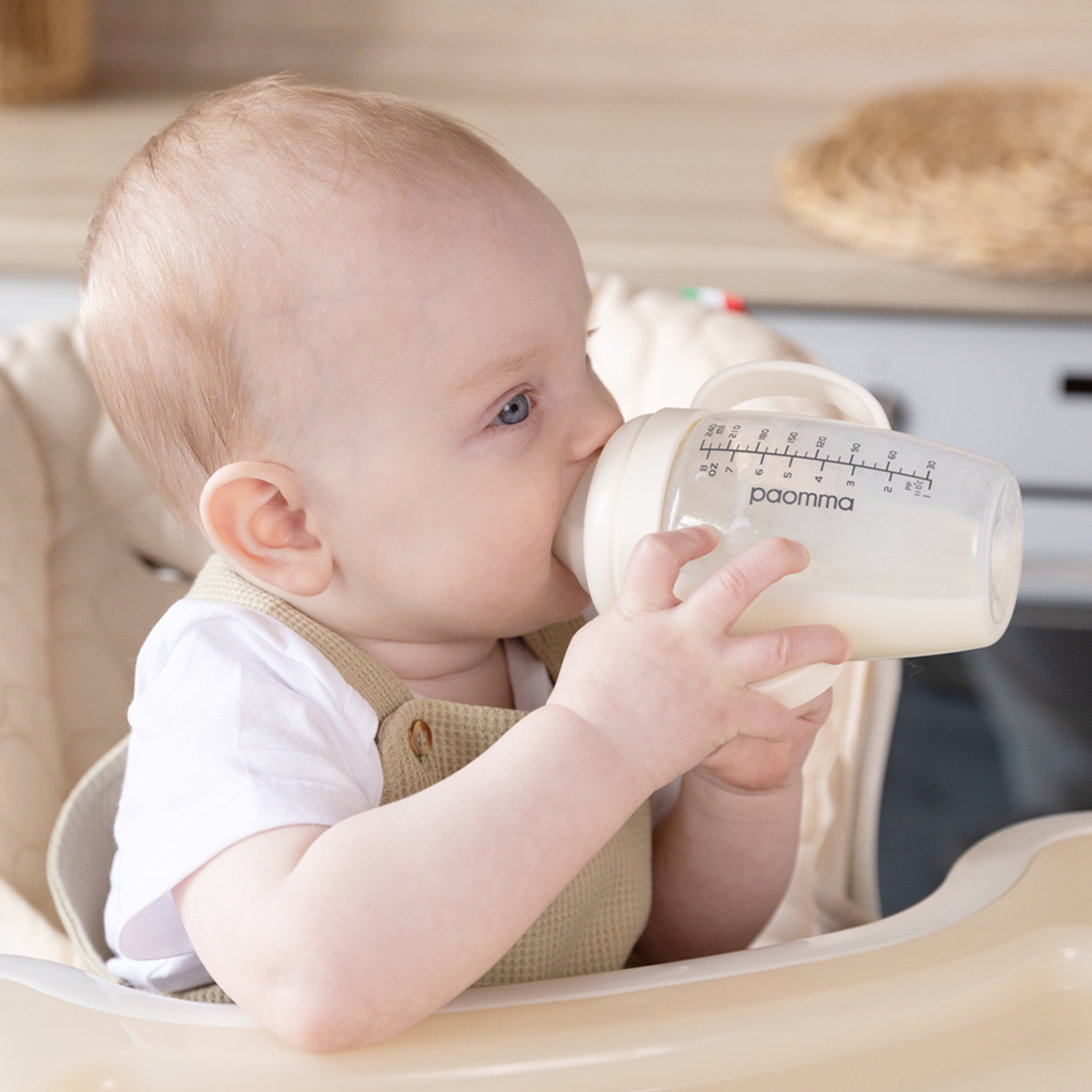 Бутылочка Paomma Anti-Colic 240 мл в ассортименте - фото 16