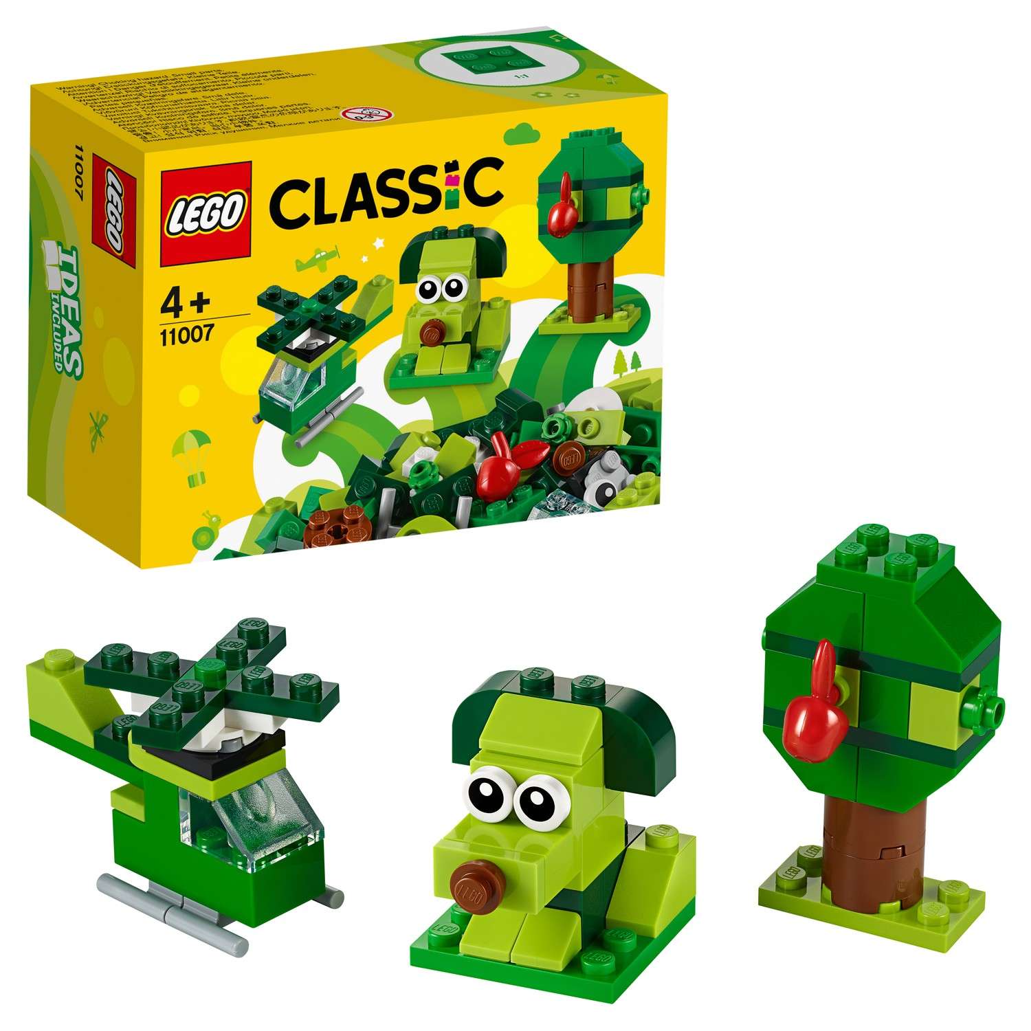 Конструктор LEGO Classic Creative Green Bricks блочный - фото 1