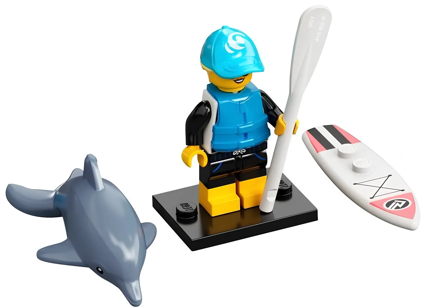 Фигурка LEGO Paddle Surfer col21-1 - фото 1