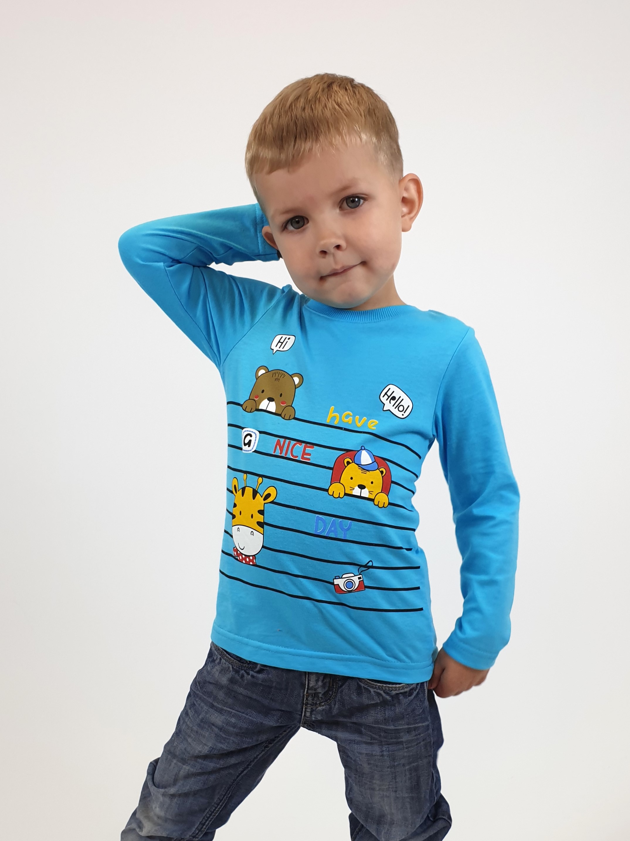 Лонгслив Luneva 4-117-3. - фото 1