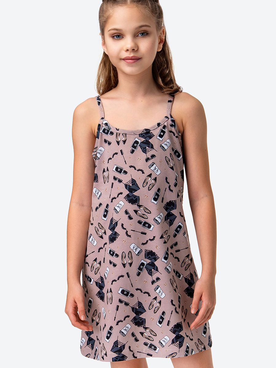 Сорочка ночная HappyFox HF3001MSPстиль.кофейный - фото 7