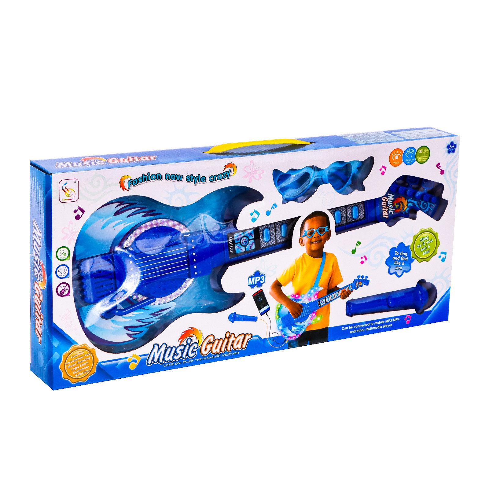 Игрушка музыкальная Sima-Land Играй и пой гитара - фото 8