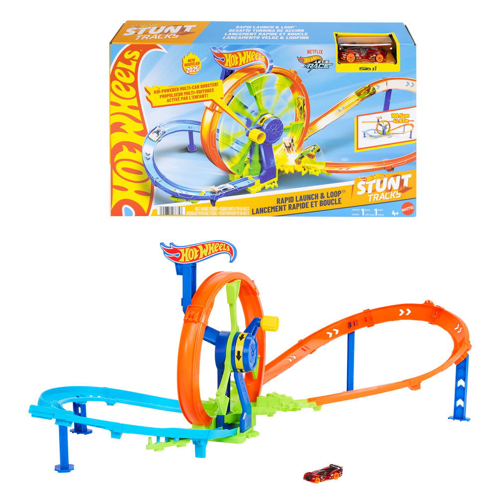 Трек Hot Wheels Колесо Кривошип Краш JBX65 - фото 1