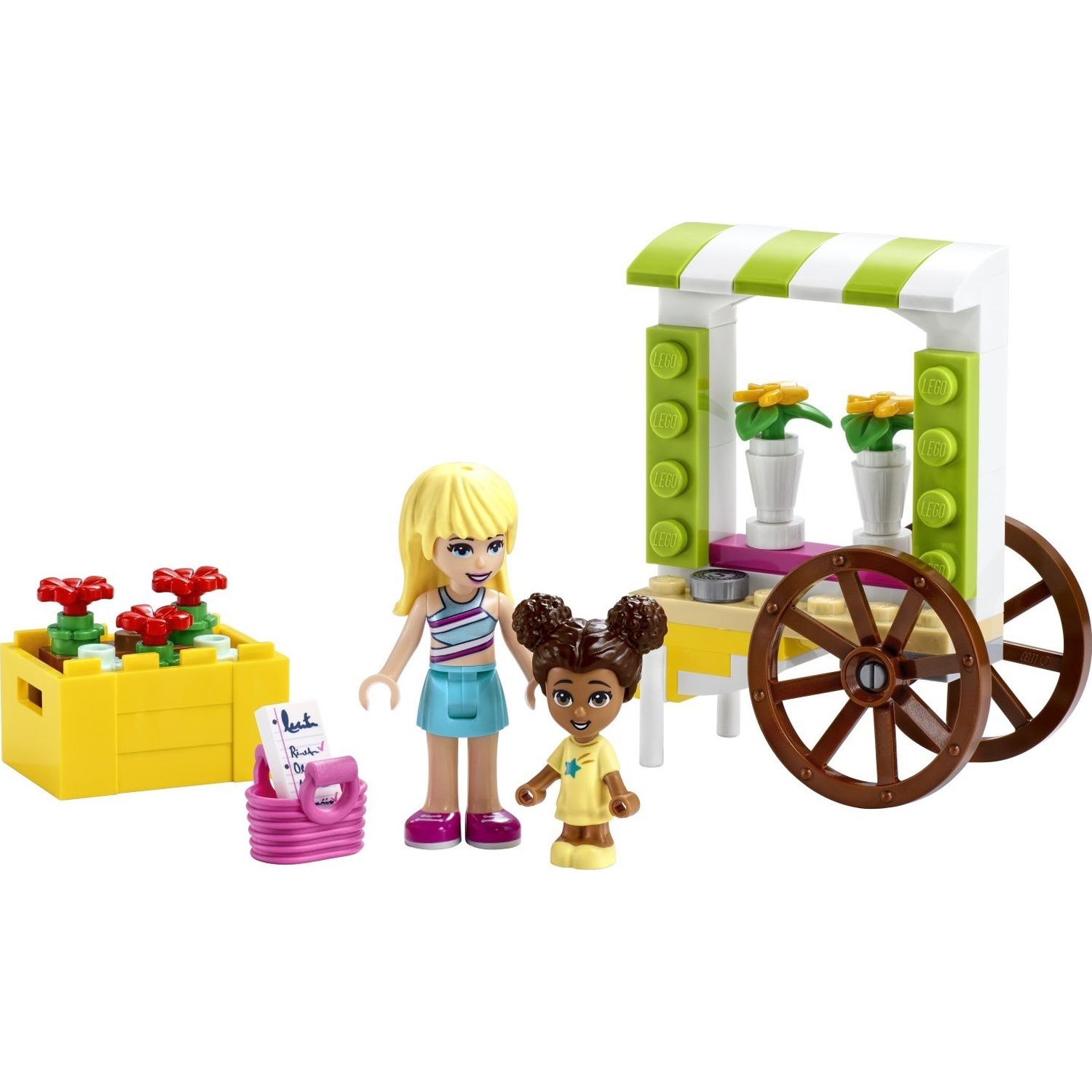 Конструктор LEGO Friends Тележка с цветами 48 дет. - фото 2