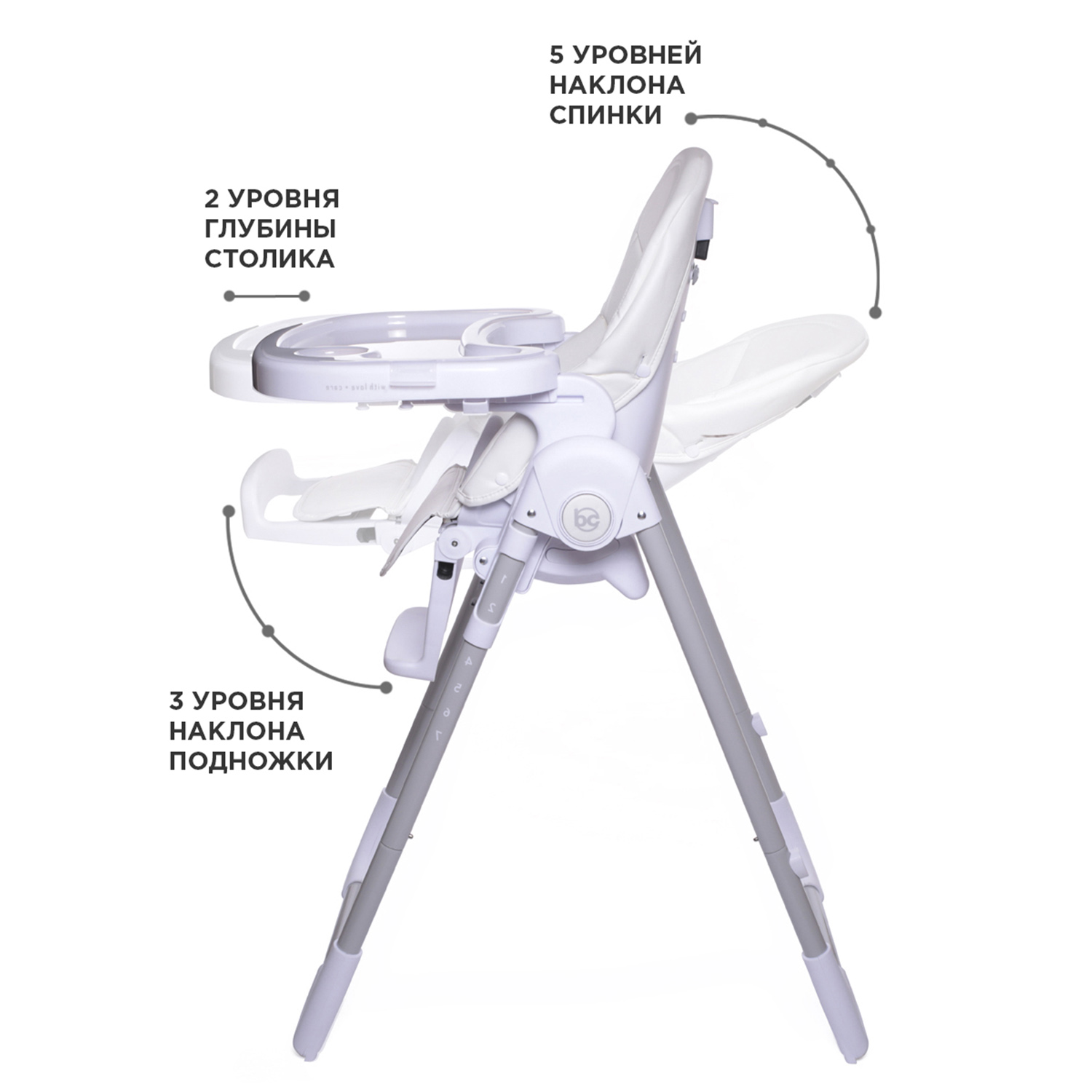 Стульчик для кормления BabyCare Peanut классический - фото 4