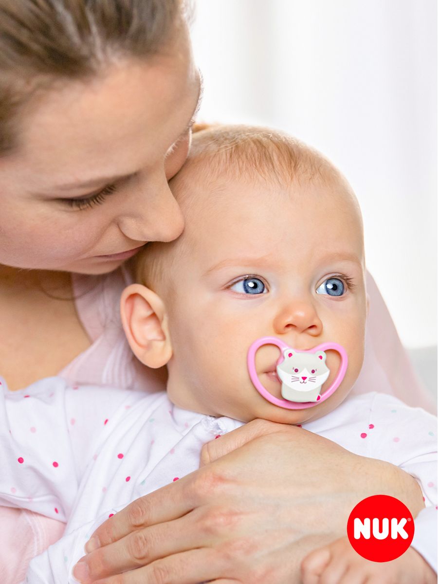 Пустышка Nuk силикон ортодонтическая от 18 мес. 1 шт. - фото 3