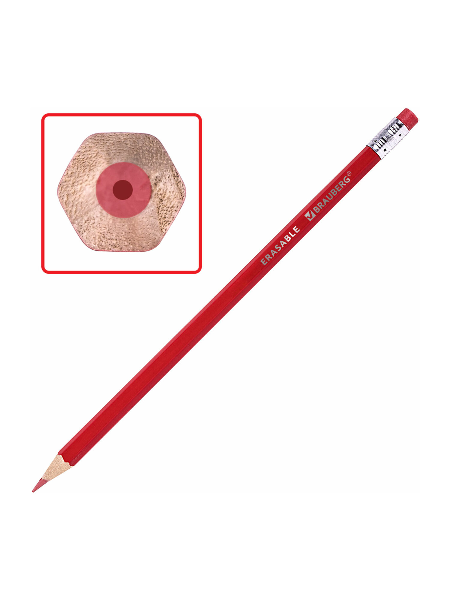 Карандаши цветные Brauberg 12 шт. - фото 9