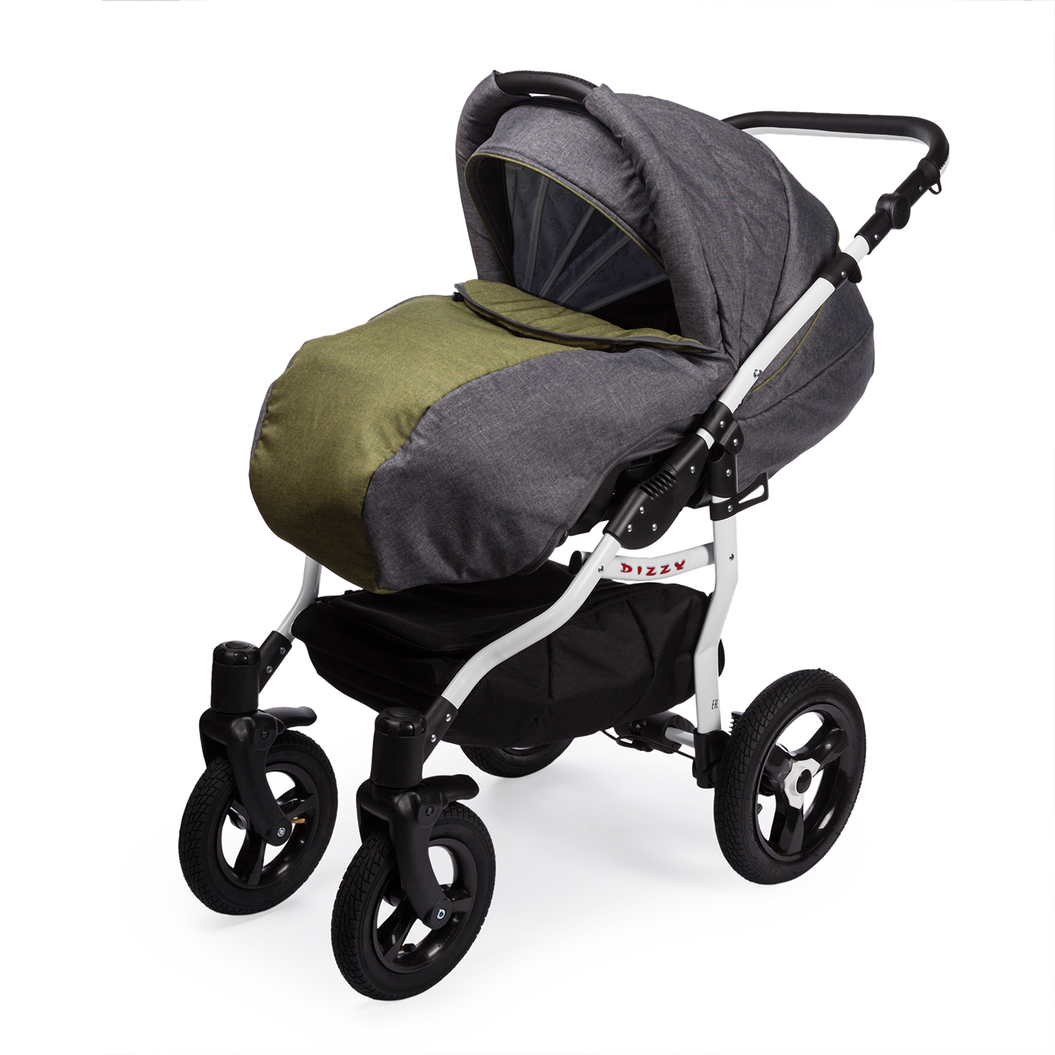 Коляска 2в1 Babyton Dizzy Dark Green - фото 12