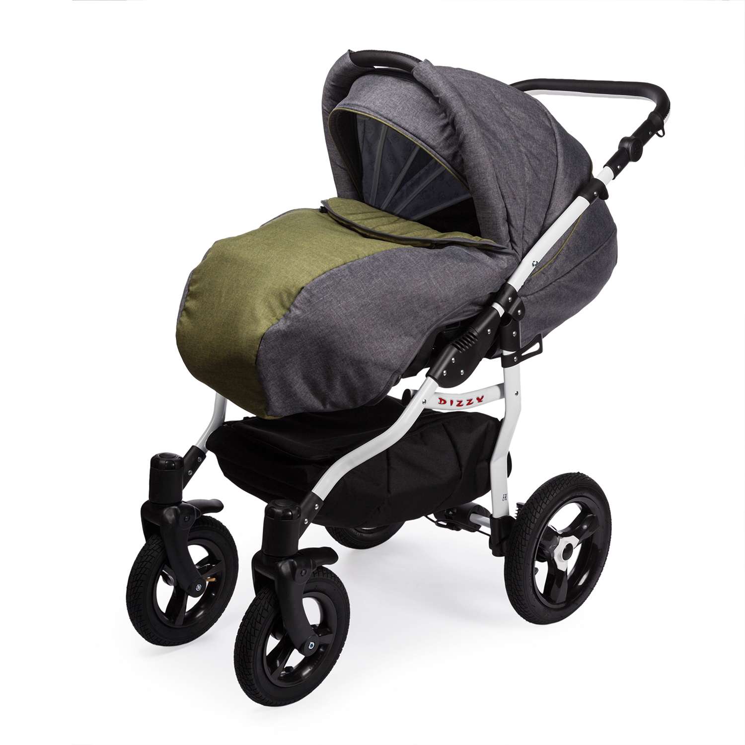 Коляска 2в1 Babyton Dizzy Dark Green - фото 12