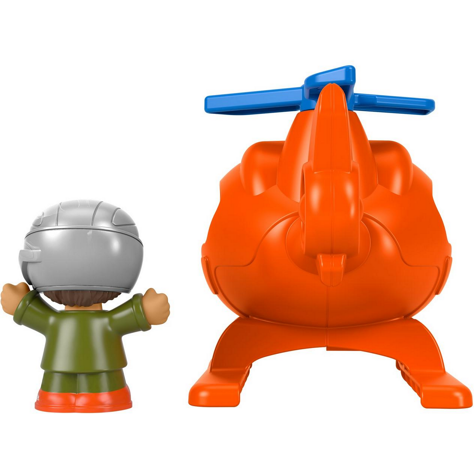 Вертолет Fisher Price с фигуркой - фото 8