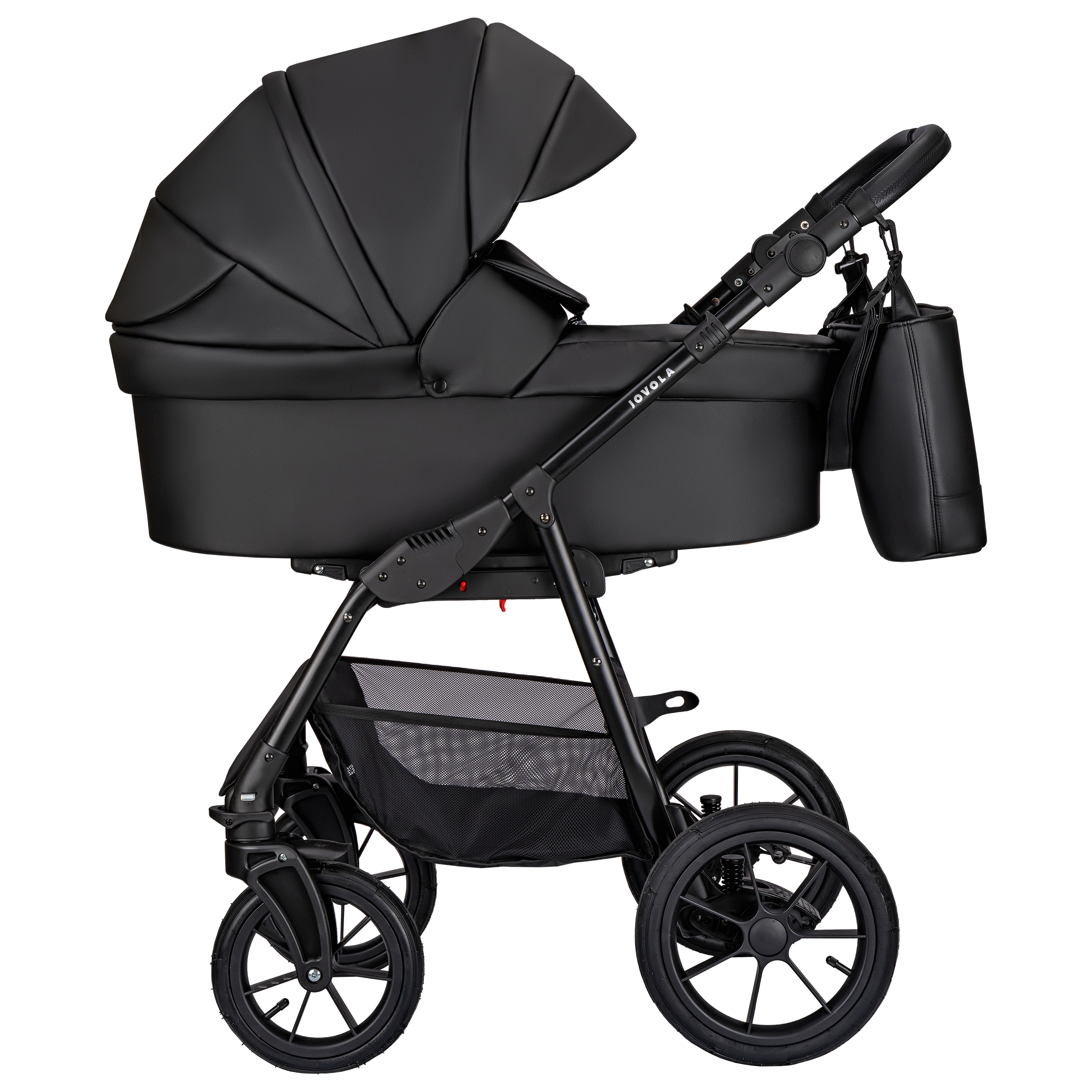 Коляска 2в1 JOVOLA Tessa Eco серый - фото 12