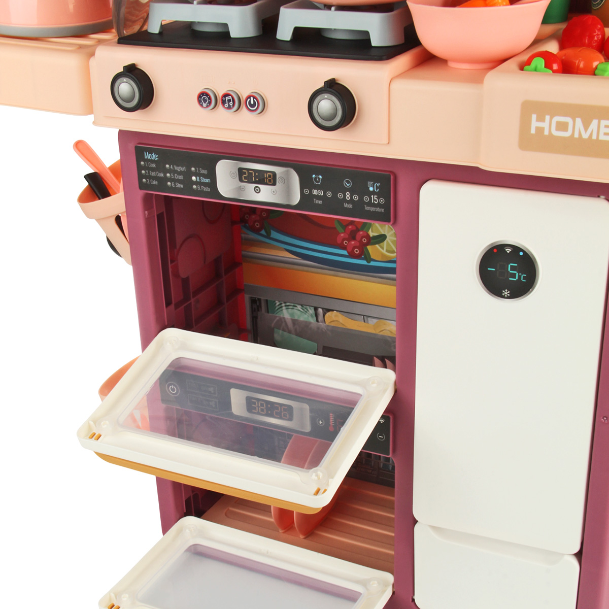 Игрушечная кухня Veld Co с аксессуарами: 54 шт. - фото 11