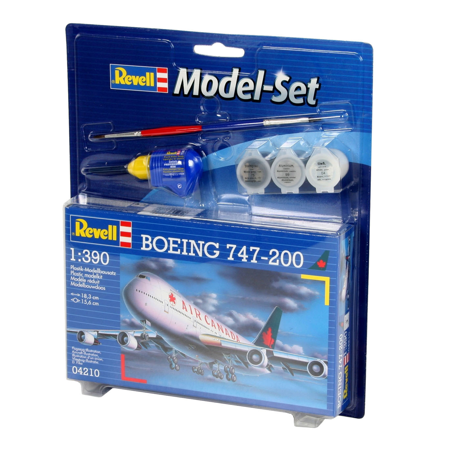Сборная модель Revell Самолет Boeing 747 1:390 3 64210 - фото 2