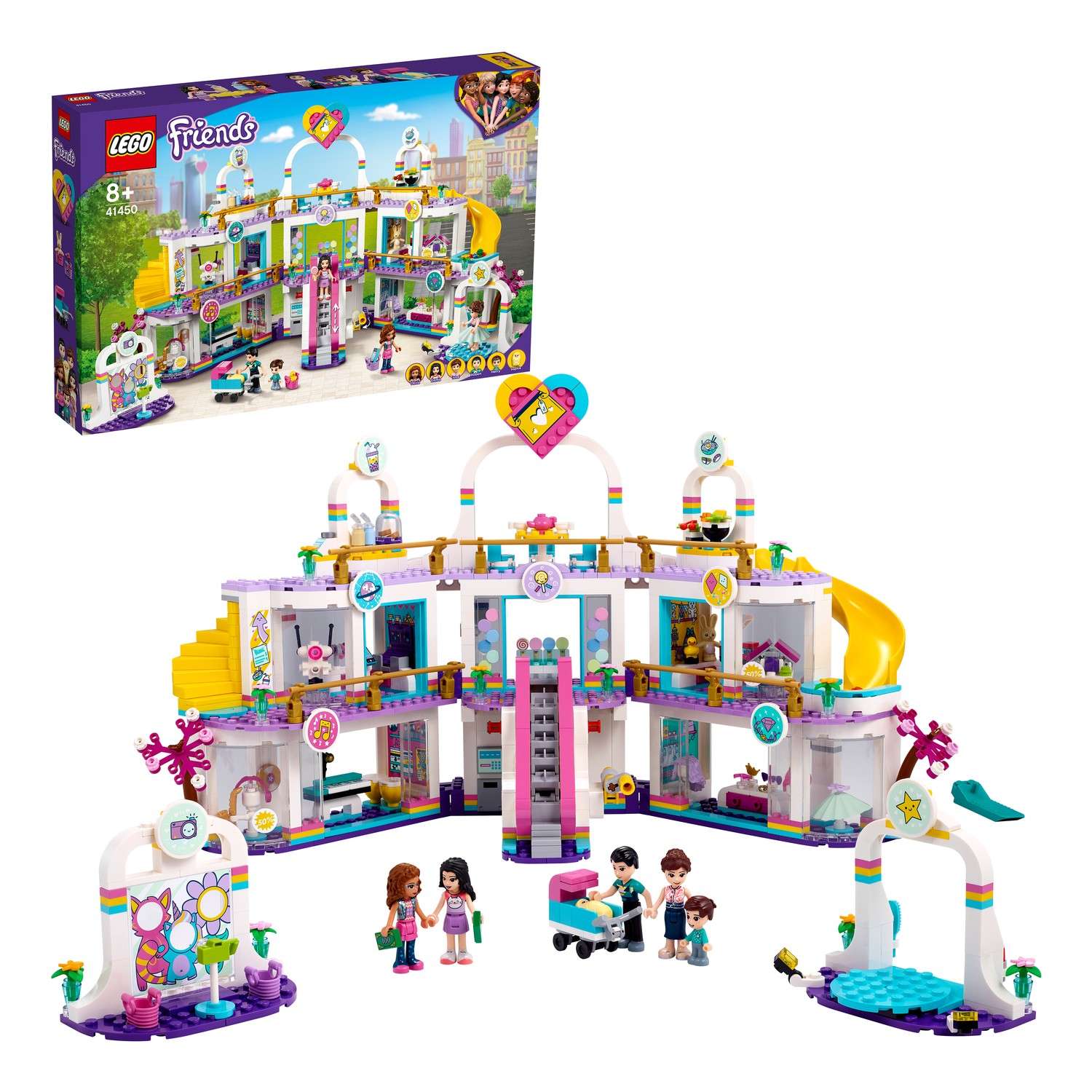 Конструктор LEGO Friends Торговый центр Хартлейк Сити блочный - фото 1