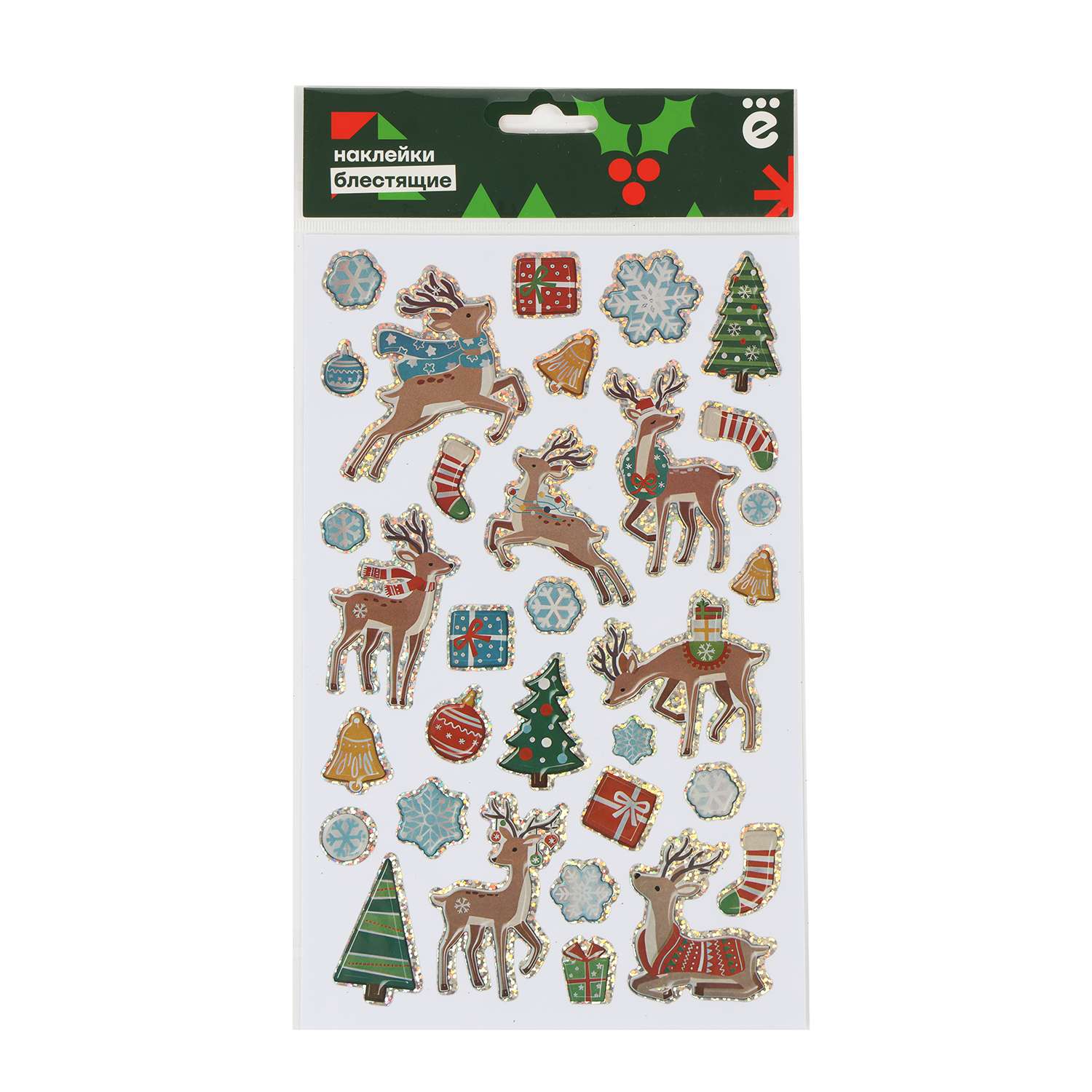Наклейки декоративные ё Блестящие в ассортименте - фото 1