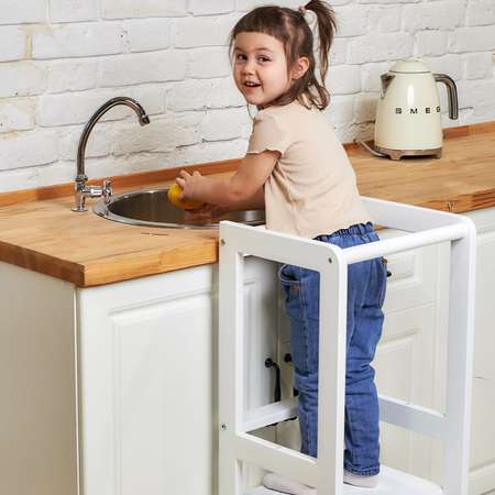 Подставка развивающая Polini kids Step Белый