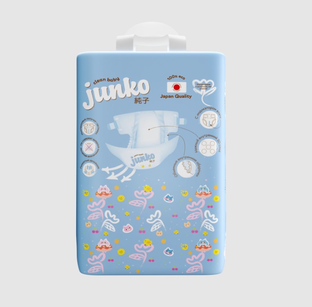 Подгузники JUNKO M 62 шт. - фото 2